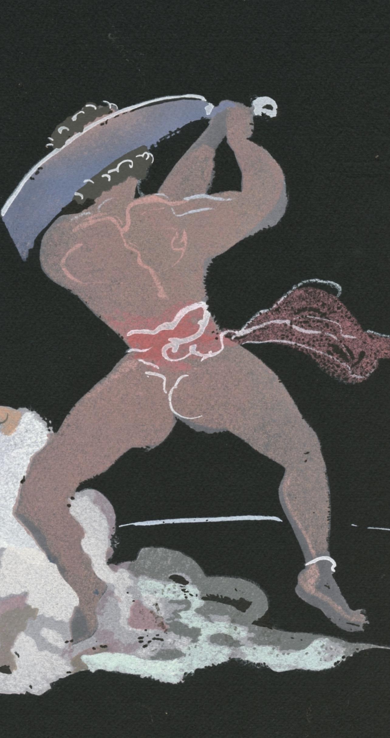 Derain Salom Lithograph Composition - 5