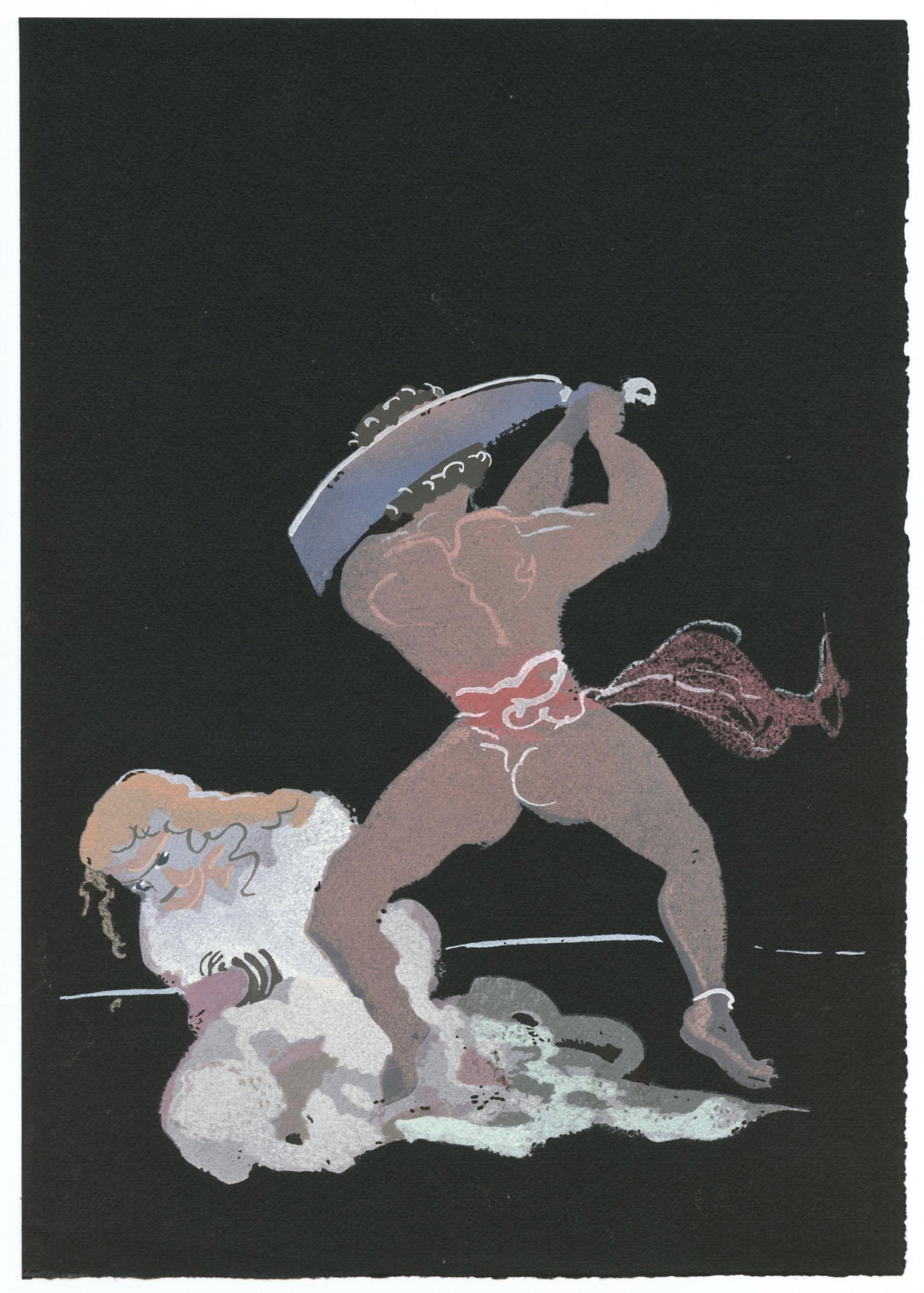 Derain Salom Lithograph Composition - 8