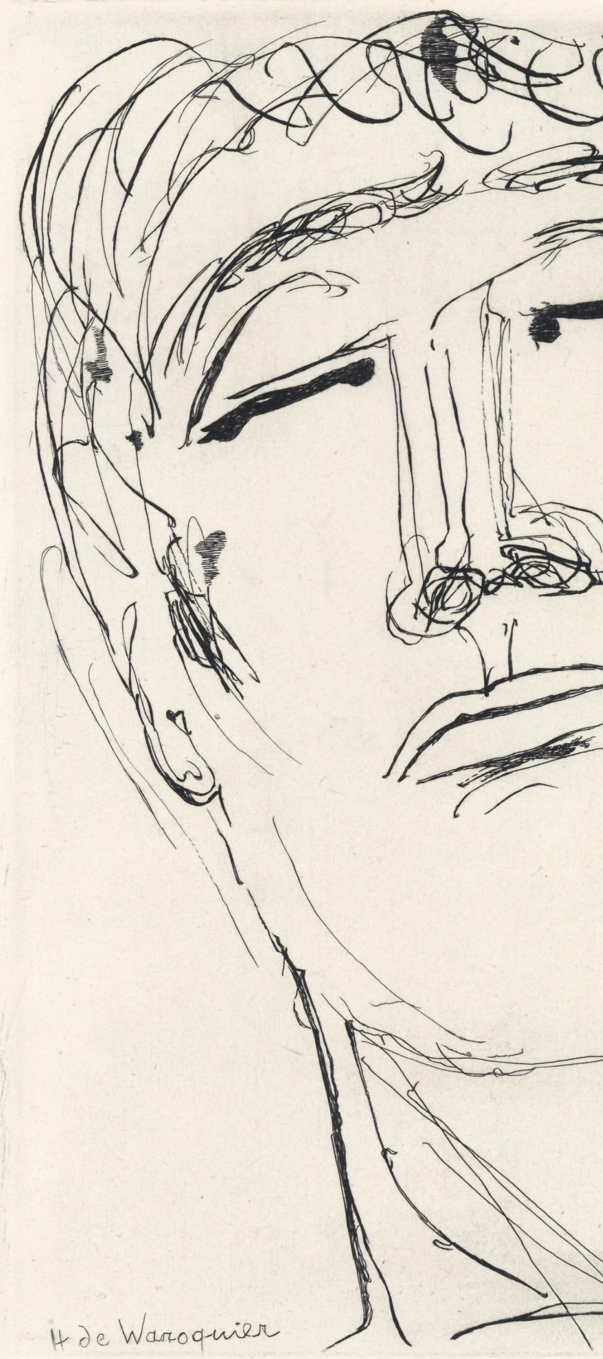 Henri de Waroquier, Composition, Alternance, Etching - 3