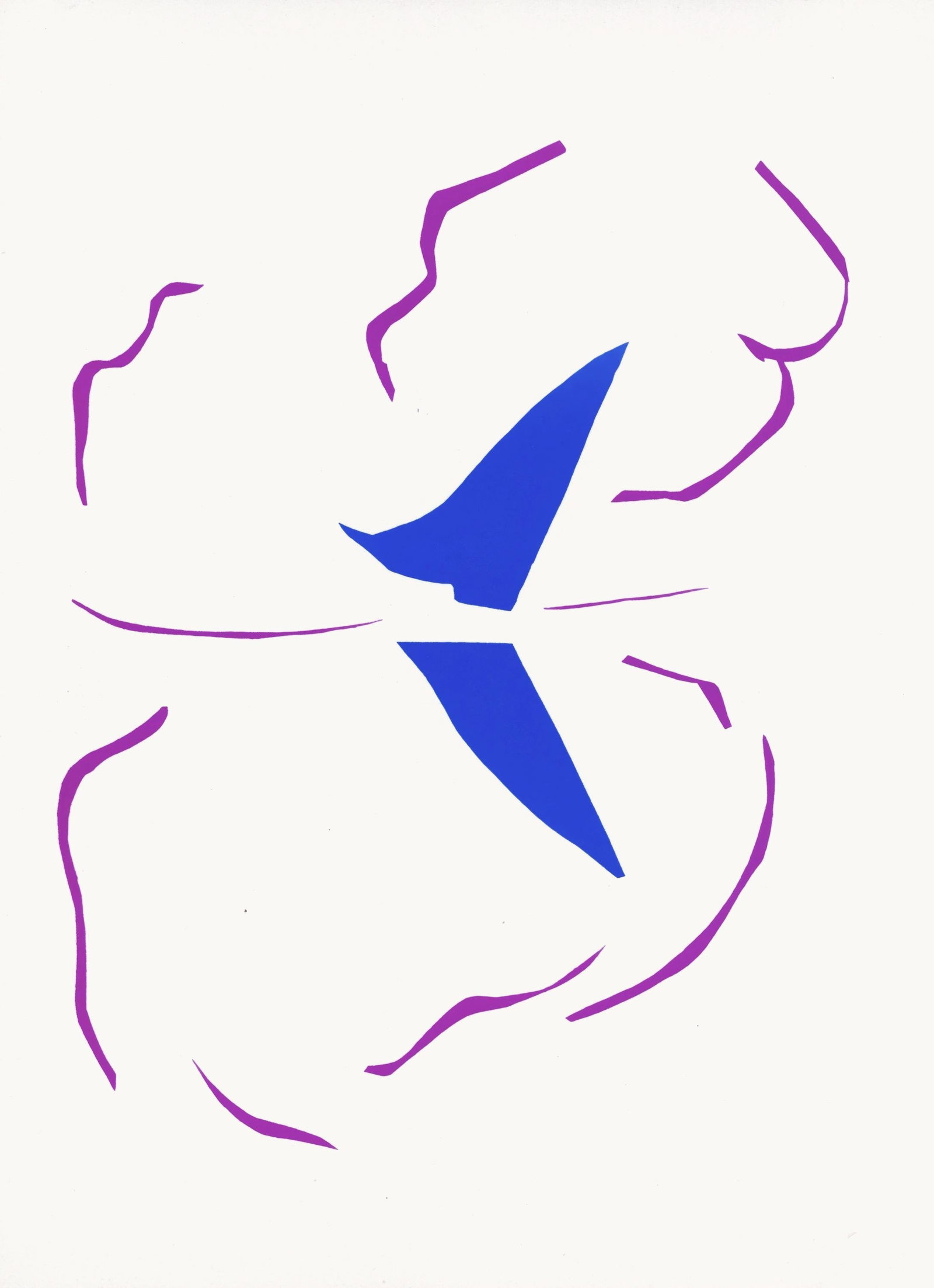 Henri Matisse, Boat, from Last Works of Matisse, Verve, Revue Artistique et Litteraire, Lithograph,: Henri Matisse, Boat, from Last Works of Matisse, Verve, Revue Artistique et Litteraire, Lithograph, Item Specifics: This exquisite lithograph by Henri Matisse (18691954), titled Bateau (Boat), from De