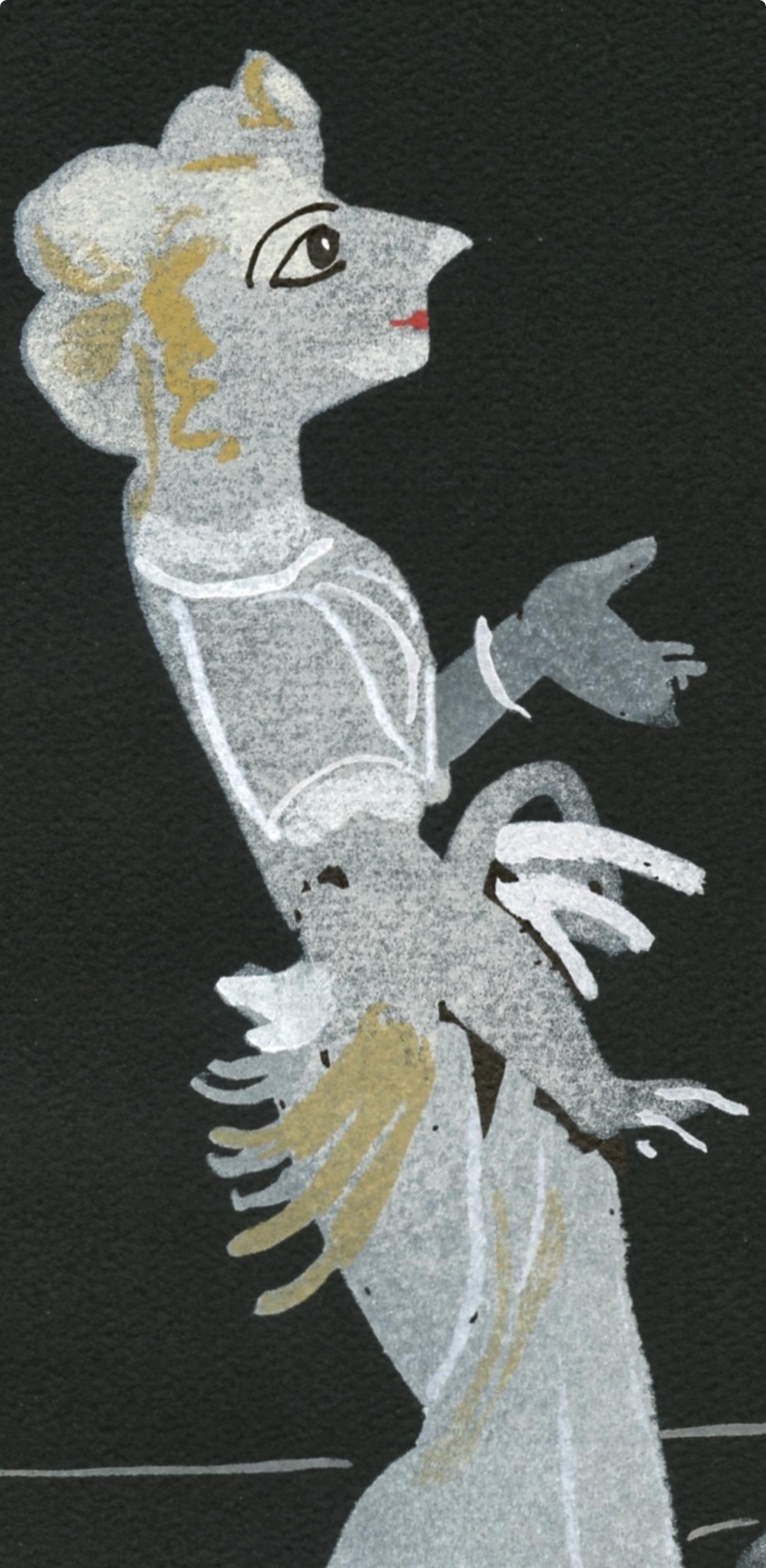 Derain Salom Lithograph Composition - 4