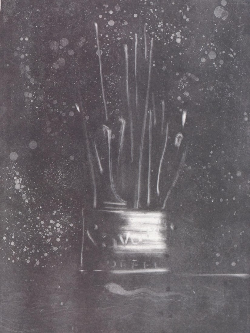Jasper Johns, Composition, Jasper Johns, 17 Monotypes, Hliogravure (1 of 8)
