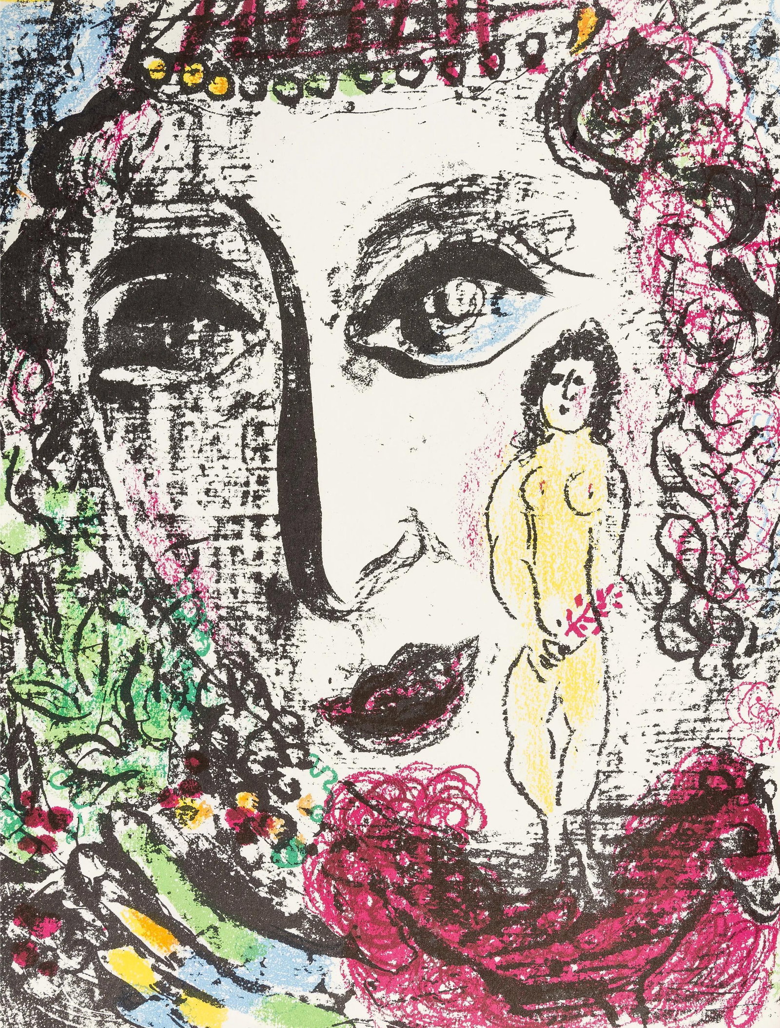 Marc Chagall, Composition (Mourlot 392; Cramer 56), Chagall Lithographe, Lithograph: Marc Chagall, Composition (Mourlot 392; Cramer 56), Chagall Lithographe, Lithograph Item Specifics: Paper size: 12.5 x 9.5 inches. Excellent condition. Inscription: Unsigned and unnumbered, as