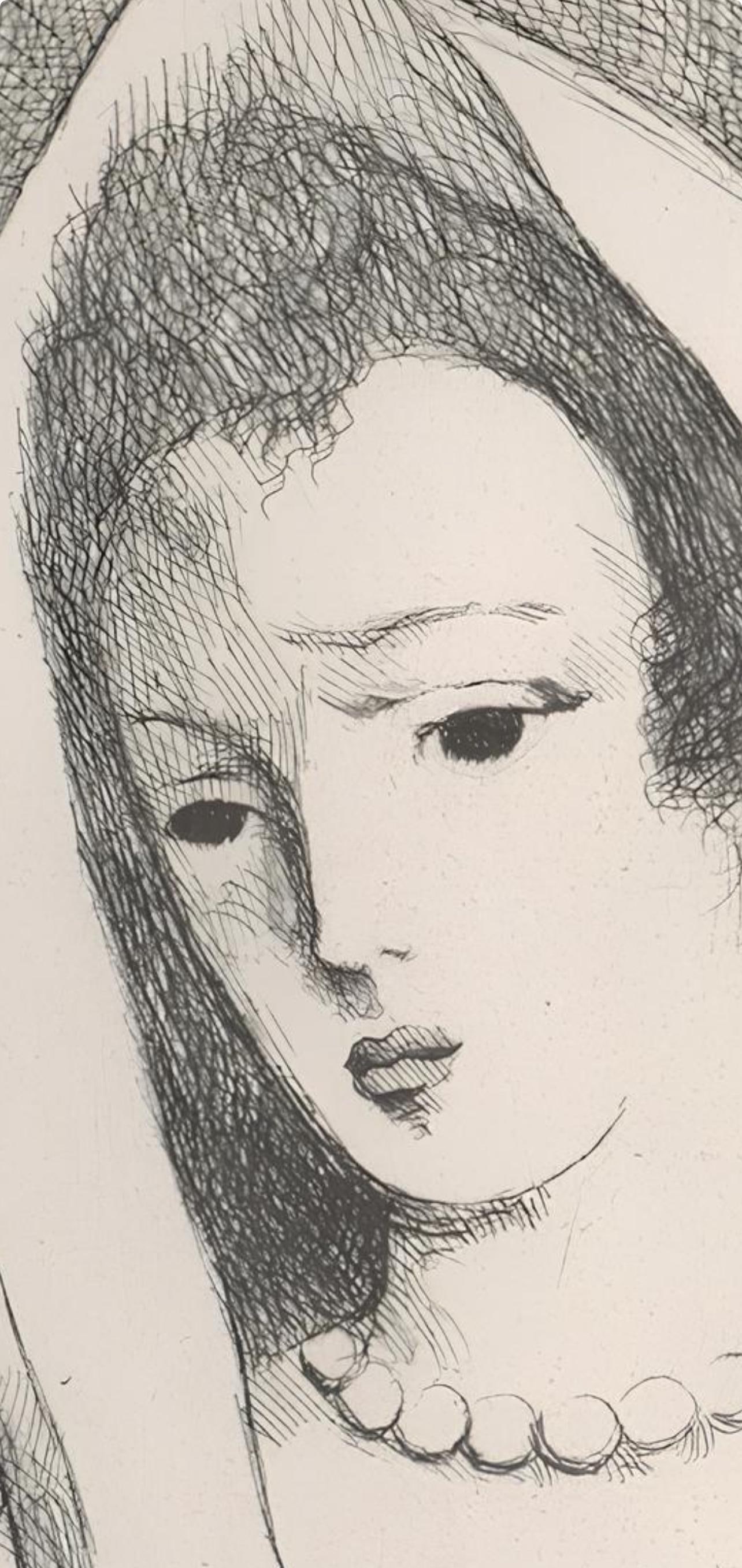 Laurencin Marie composition antars etching - 2