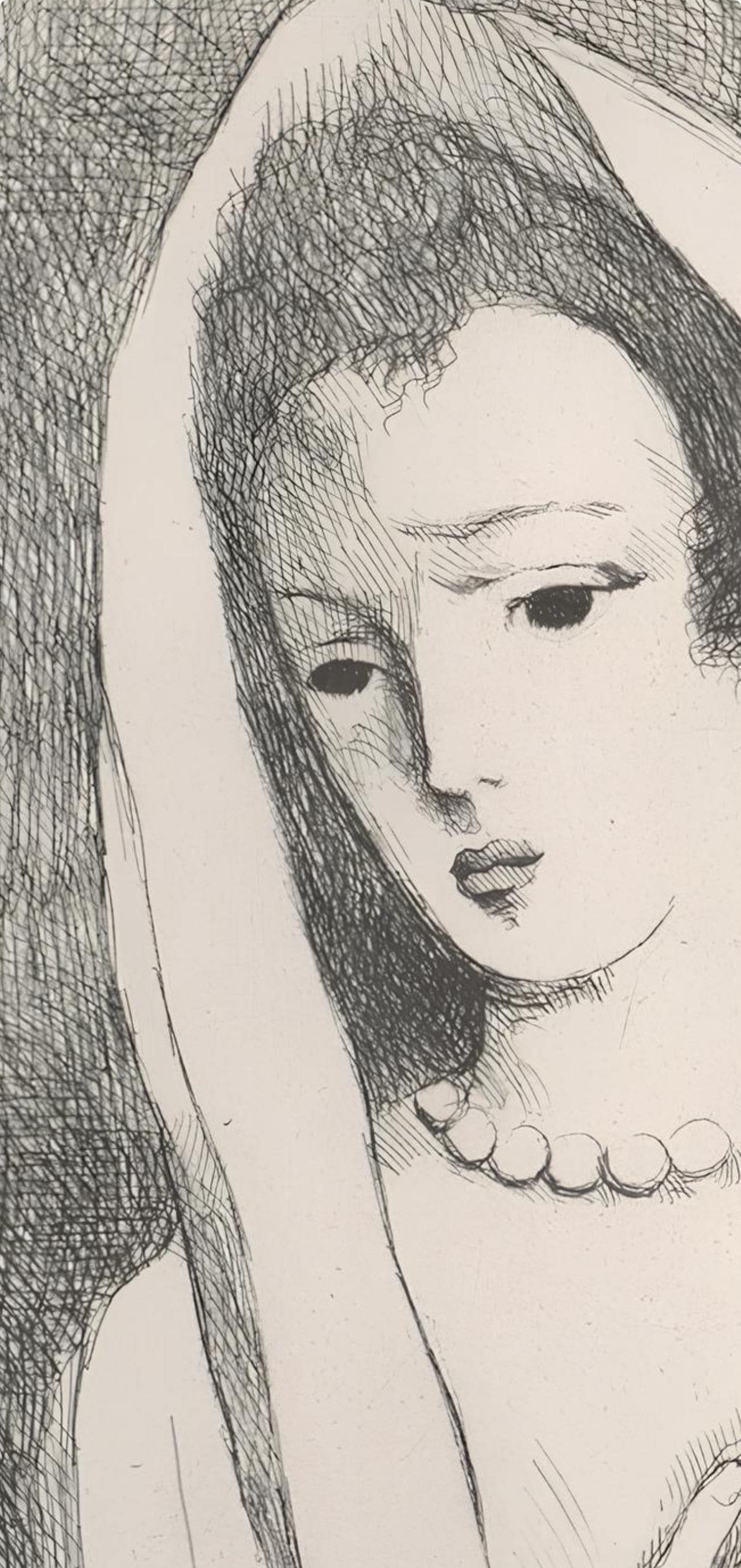 Laurencin Marie composition antars etching - 3