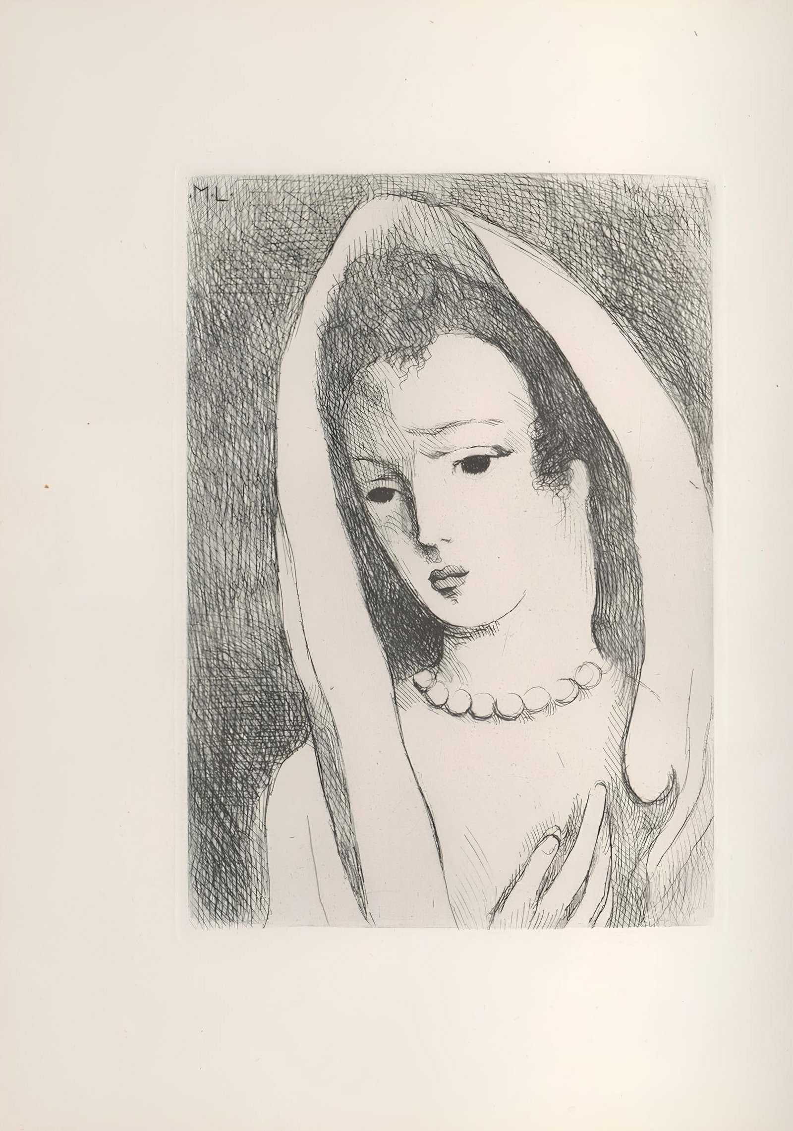 Laurencin Marie composition antars etching - 4