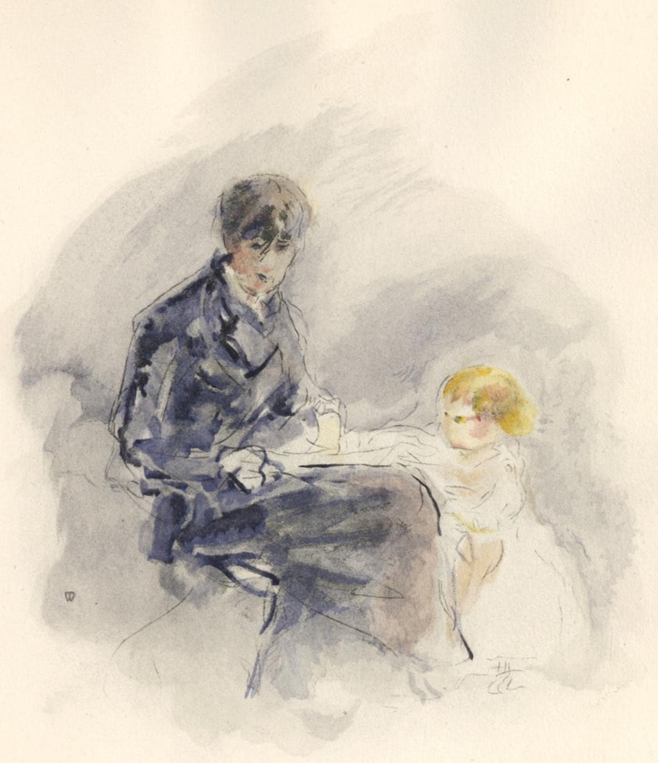 Berthe Morisot, Berthe Morisot et sa fille, Berthe Morisot Seize Aquarelles, Lithograph: Berthe Morisot, Berthe Morisot et sa fille, Berthe Morisot Seize Aquarelles, Lithograph Item Specifics: Paper Size: 15 x 11 inches. Excellent condition. Inscription: Unsigned and unnumbered, as