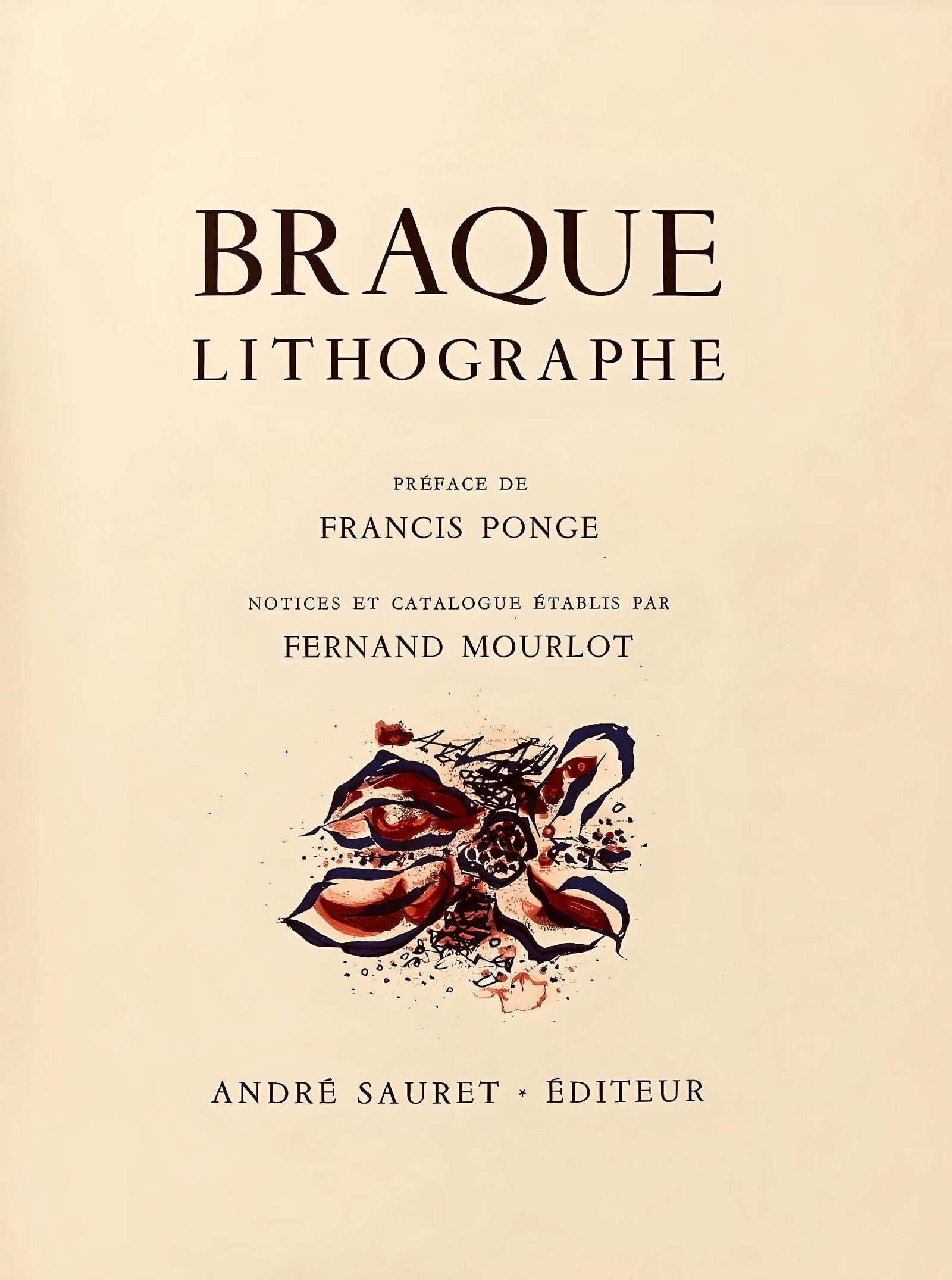 Georges Braque, Composition, Braque Lithographe, Lithograph - 5