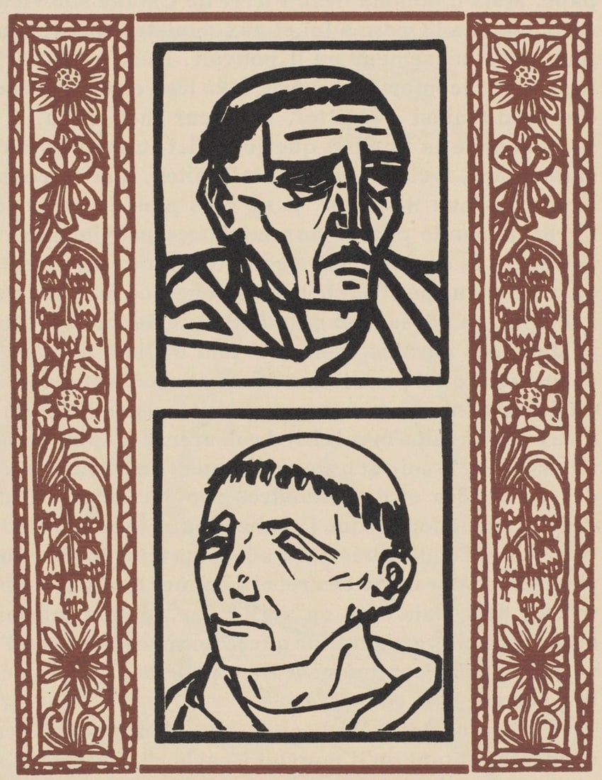 Woodcut by Bernard Morane, Les Petites Fleurs de St. Franoise, Composition, Mile.: Woodcut by Bernard Morane, Les Petites Fleurs de St. Franoise, Composition, Mile. Item Specifics: Paper size: 12.8125 x 9.8125 inches. Excellent condition. Unsigned and unnumbered, as issued. Notes: F