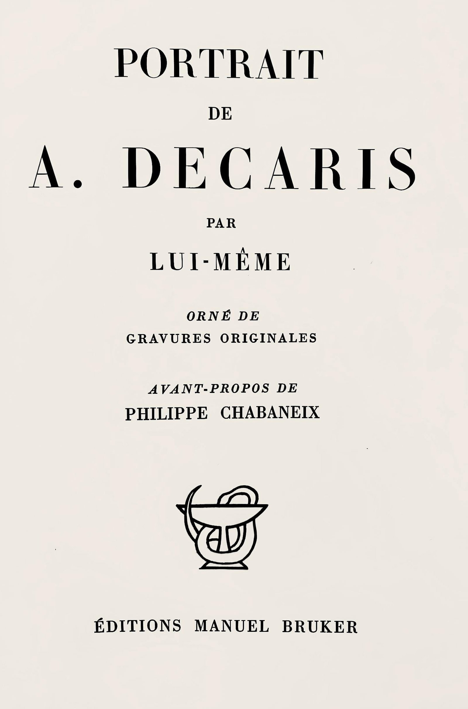 Albert Decaris composition portrait engraving - 6
