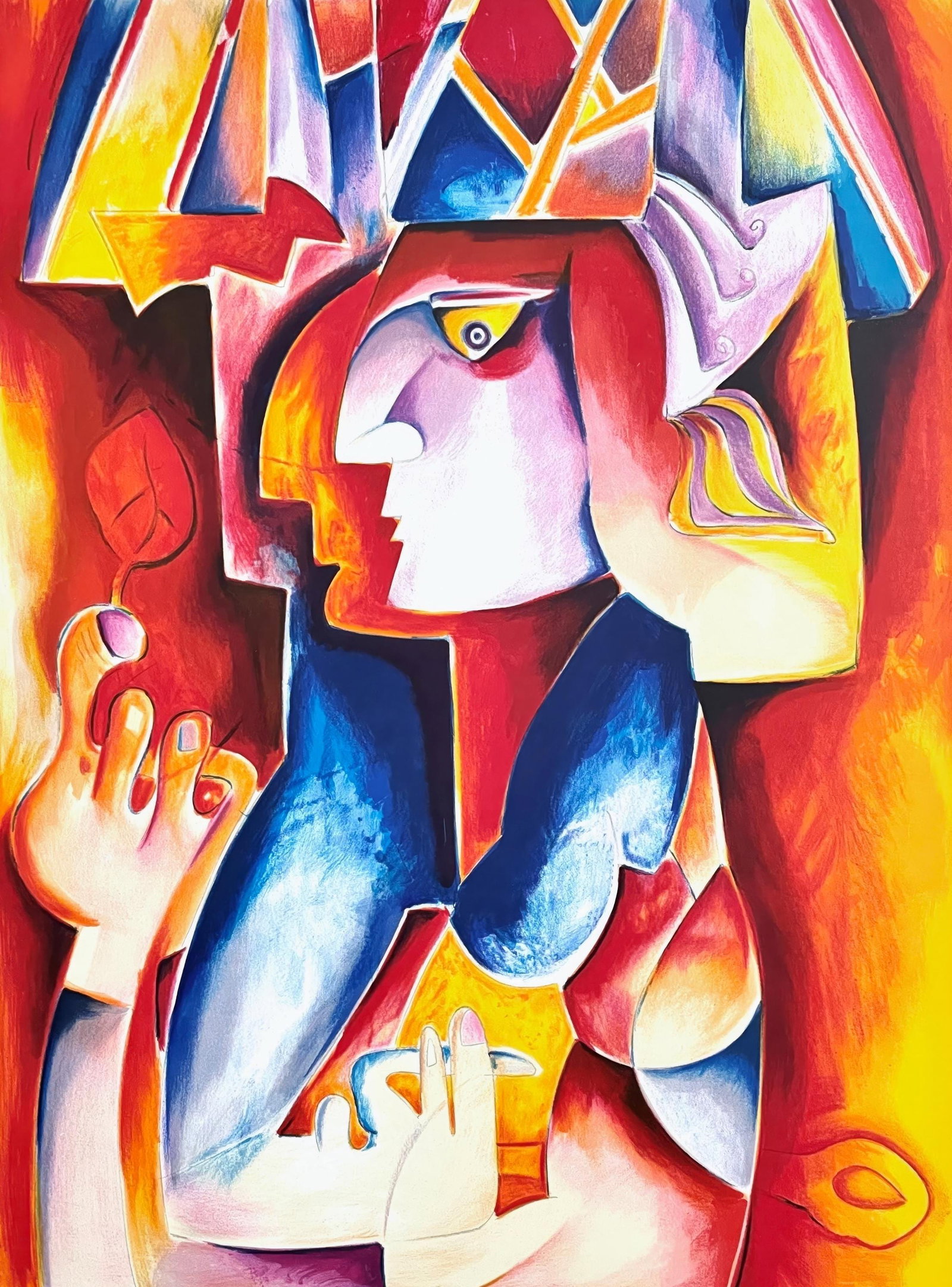 Prince of Meudon by Alexandra Nechita Lithograph 2008 (1 of 5)
