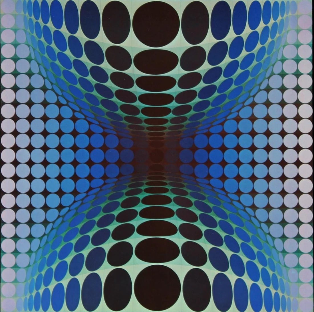 Vega Hliogravure Composition by Victor Vasarely (1 of 5)