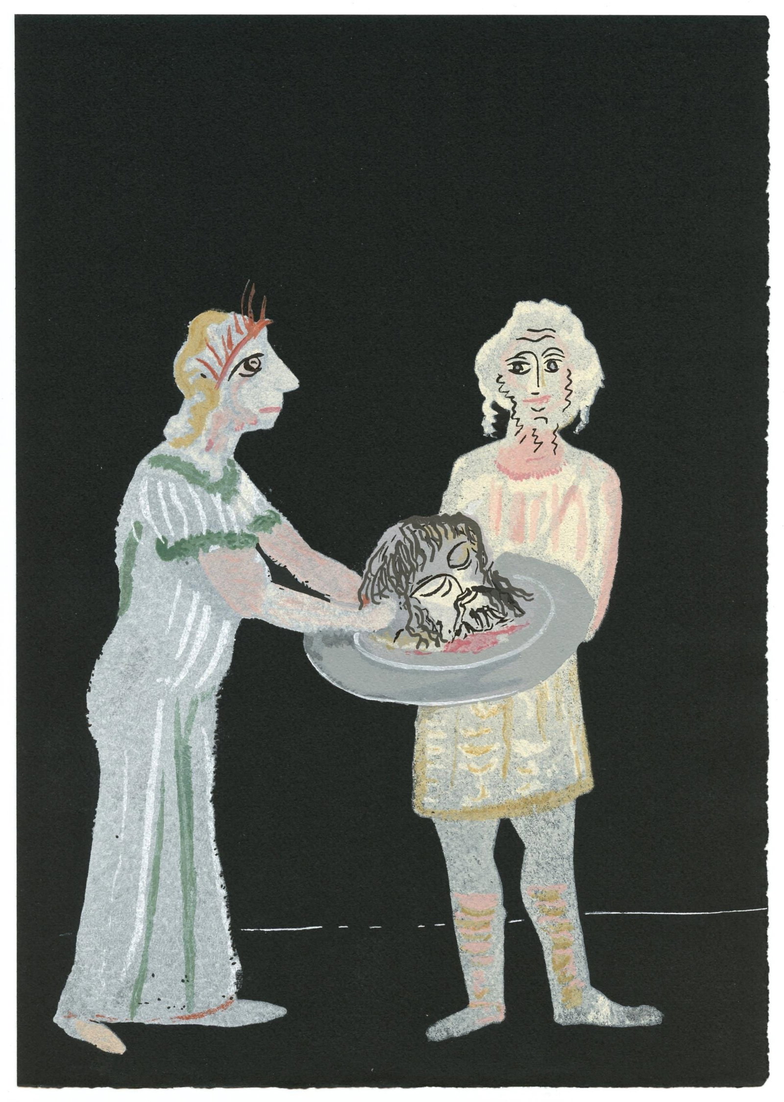 Derain Salom Lithograph Composition - 6