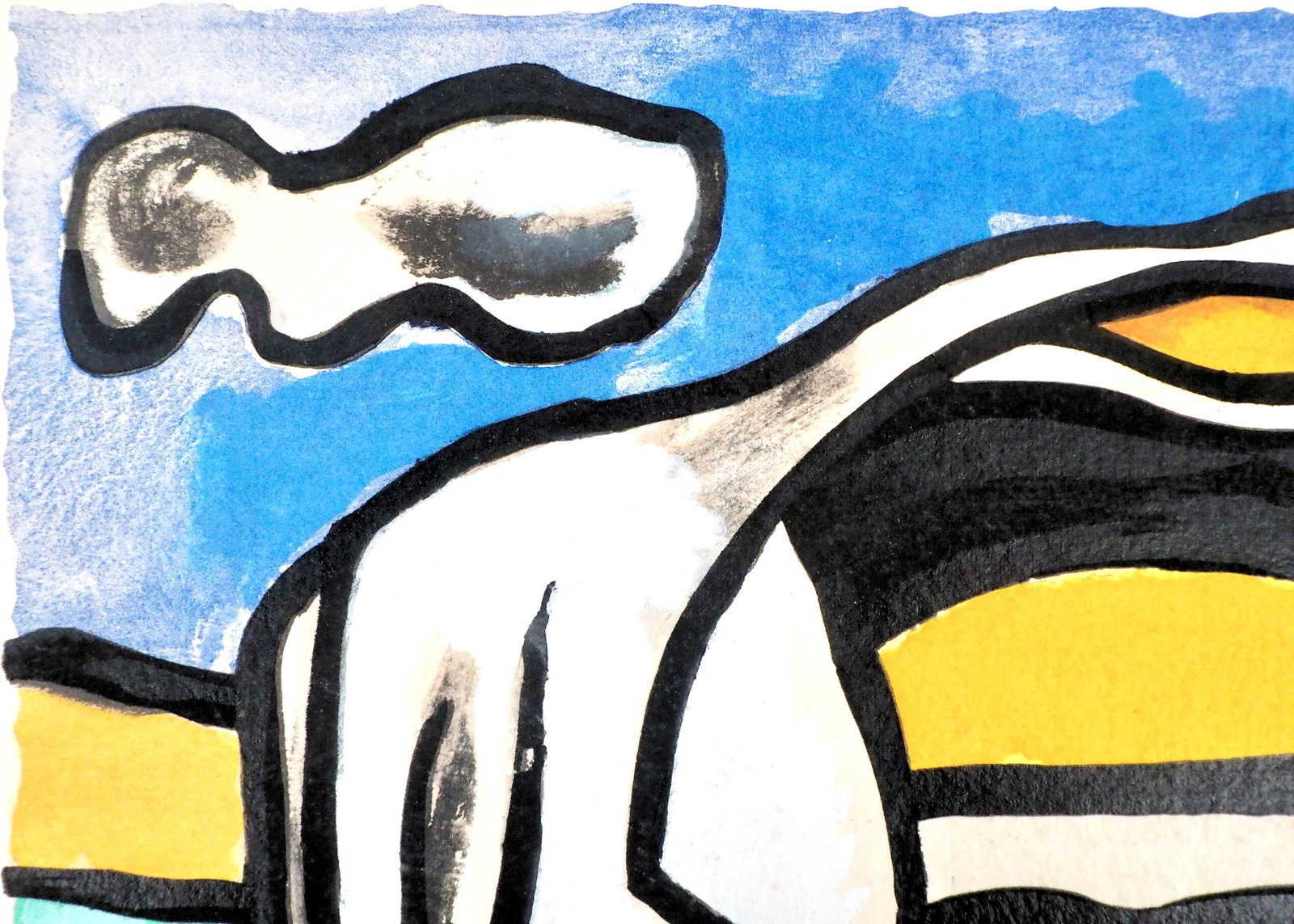 Fernand Lger, Composition, Contrastes, Lithograph - 4