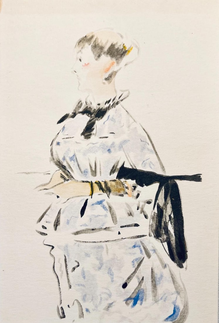 douard Manet, Composition, douard Manet, Letters with Aquarelles, Lithograph (1 of 8)