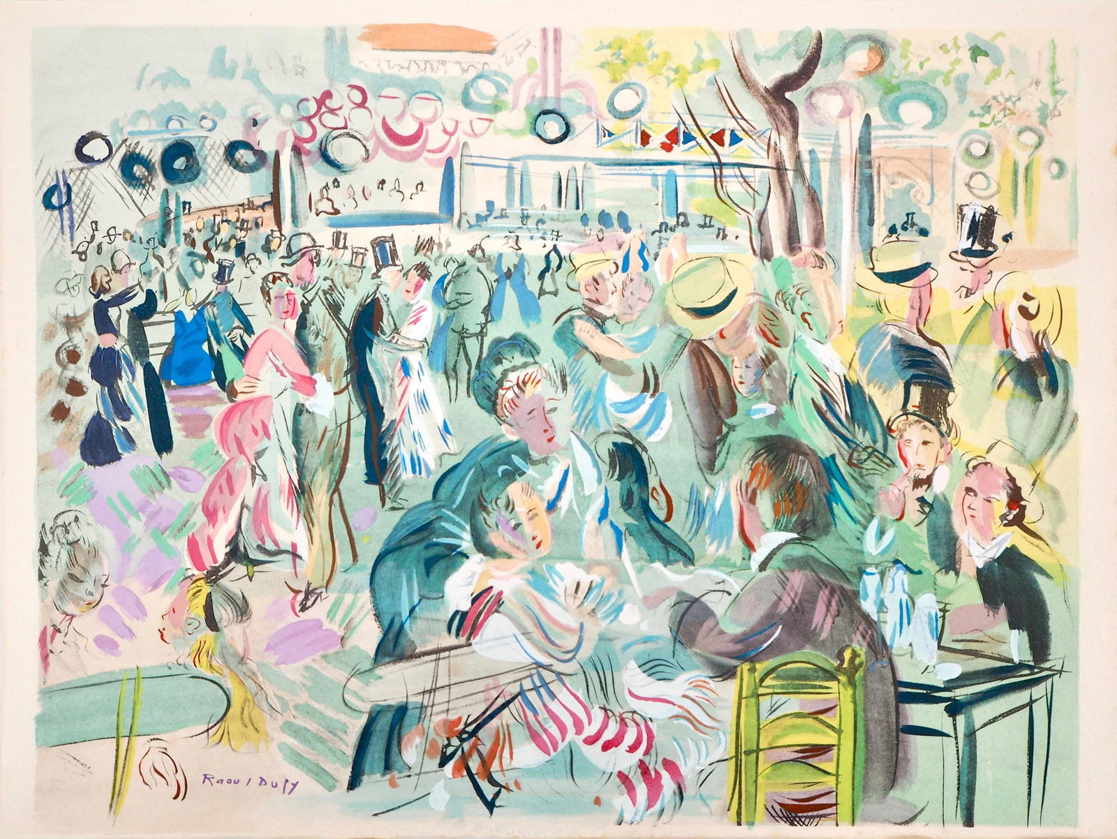 Esprit de fleur du fruit lithograph raoul dufy composition eaux-de-vie: Esprit de fleur du fruit lithograph raoul dufy composition eaux-de-vie Item Specifics: Paper size: 10.625 x 13.75 inches. Excellent condition. Unsigned and unnumbered, as issued. Published and printed