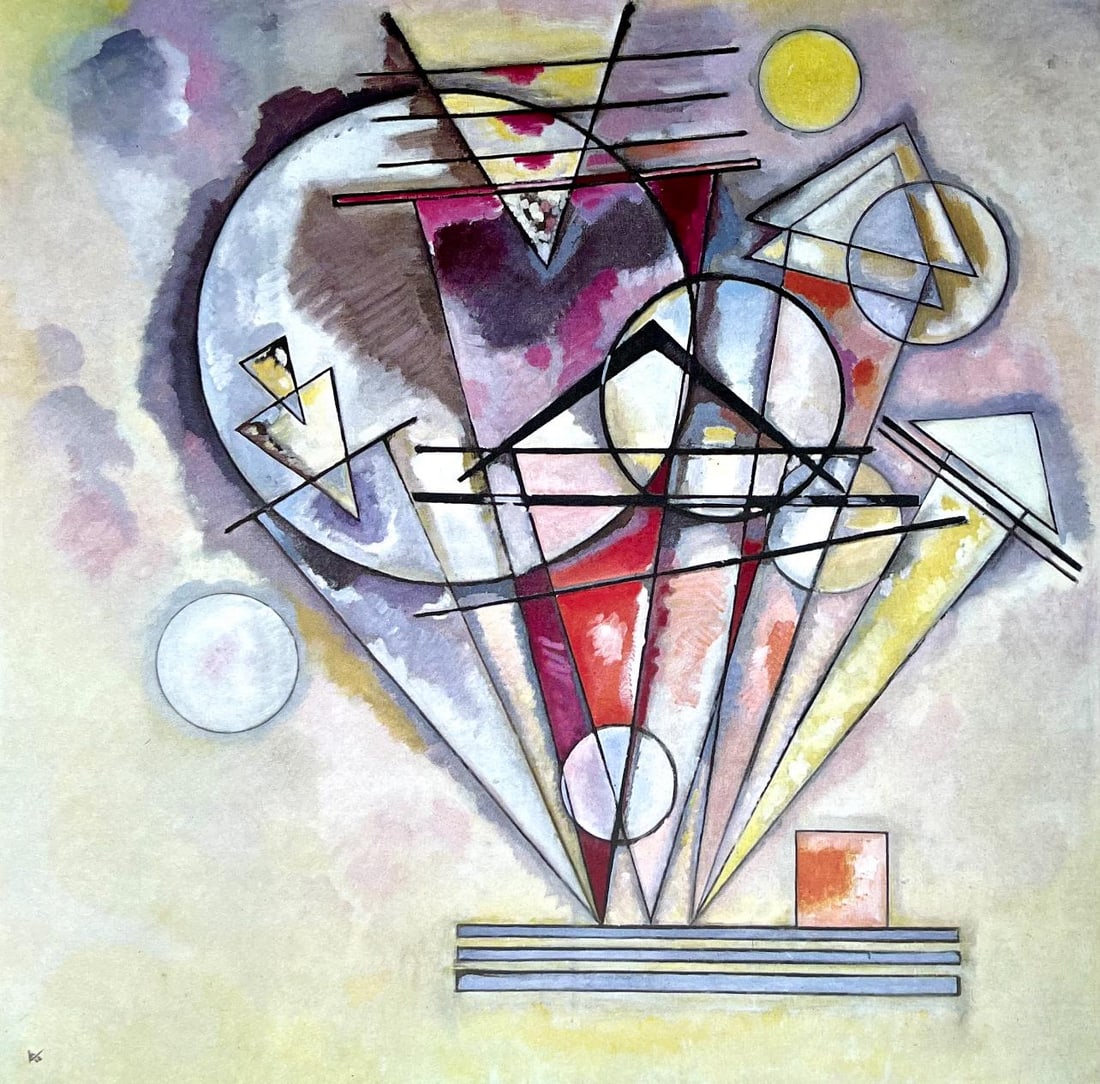 Wassily Kandinsky, Composition, Derrire le miroir, Lithograph (1 of 6)