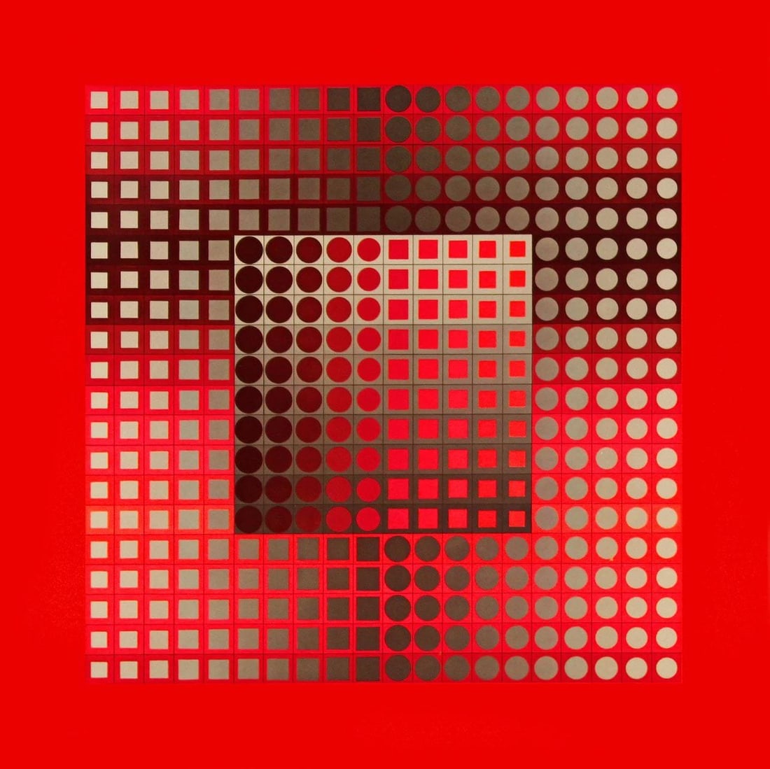 Victor Vasarely, Composition, Folklore Plantaire, Hliogravure: Victor Vasarely, Composition, Folklore Plantaire, Hliogravure Item Specifics: Paper Size: 11 x 11 inches. Excellent condition. Notes: From the folio, Folklore Plantaire, 1976. Published and printed by