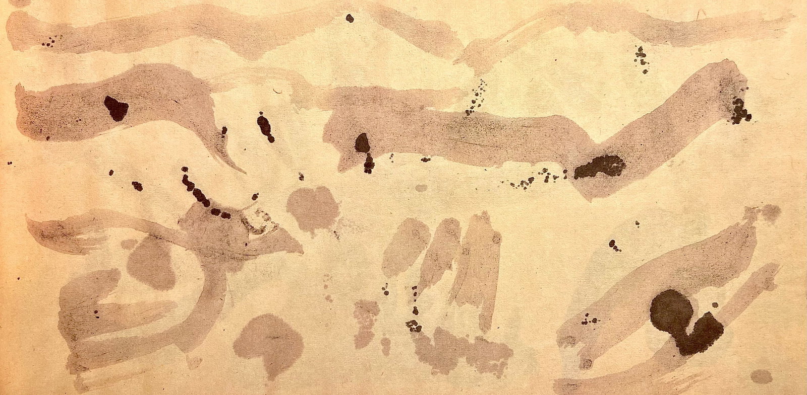 Last Sketchbook of Jackson Pollock Lithograph: Last Sketchbook of Jackson Pollock Lithograph Item Specifics: Inscription: unsigned and unnumbered, as issued. Paper Size: 5 x 12 inches. Excellent condition. Notes: From the album, Jackson Pollock, T
