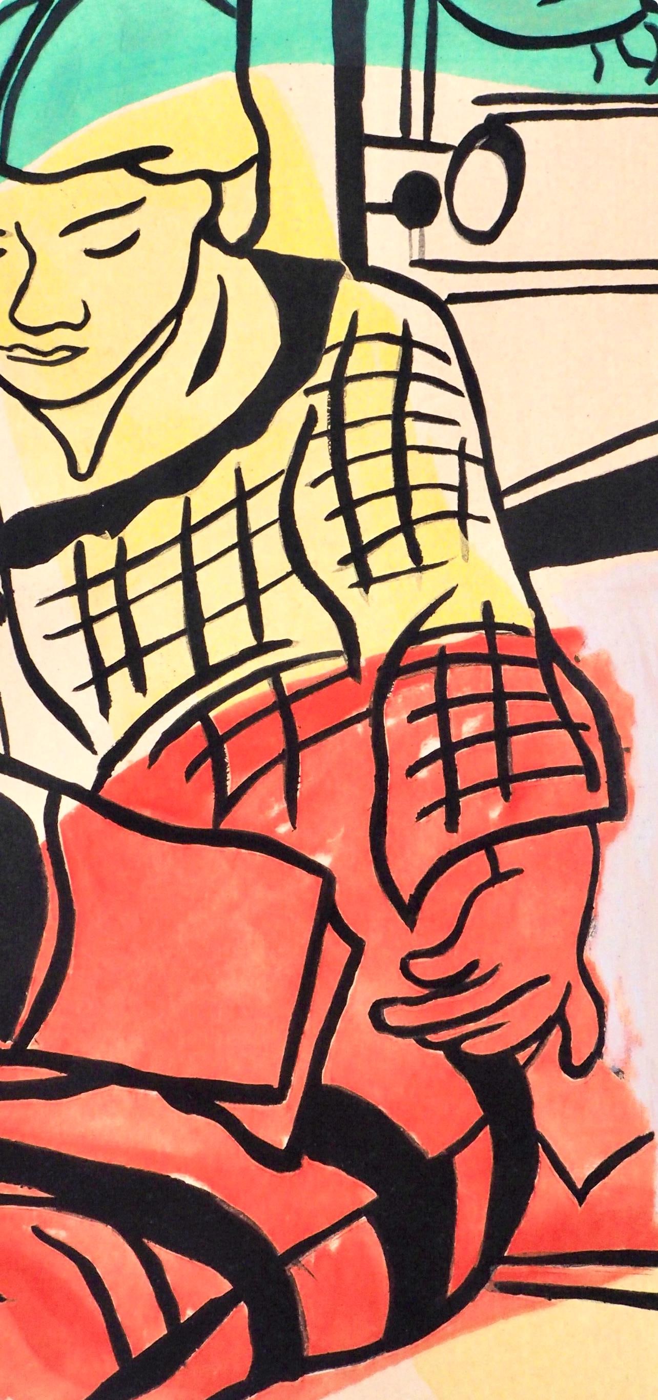 Fernand Lger, Composition, Contrastes, Lithograph - 4