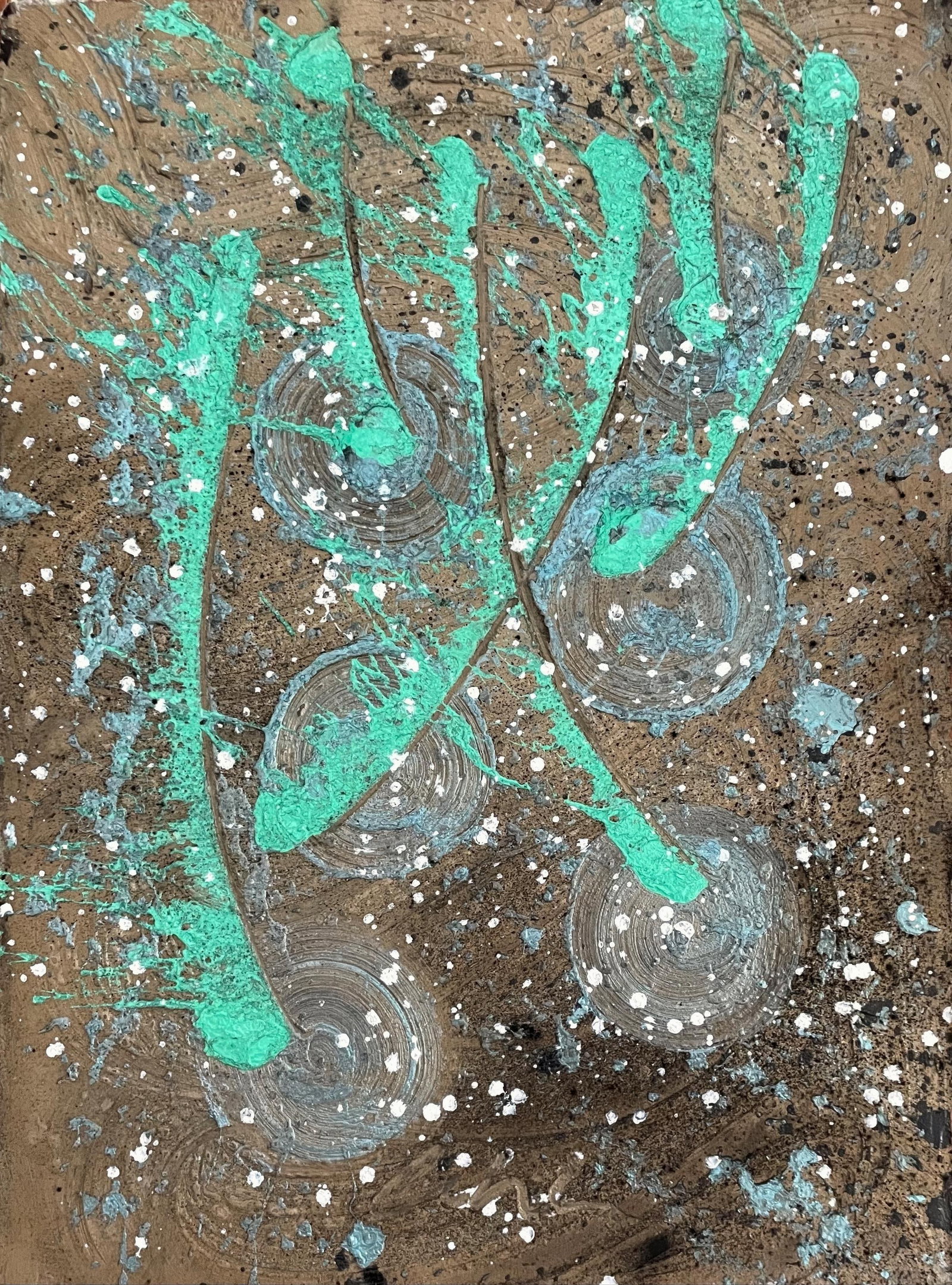 Dale Chihuly, Jade Forest, Ikebana Series, Original Painting: Dale Chihuly, Jade Forest, Ikebana Series, Original Painting Item Specifics: Paper Size: 30 x 22 inches. Excellent condition. Inscription: Signed by the artist, as issued. Notes: An evolution of the