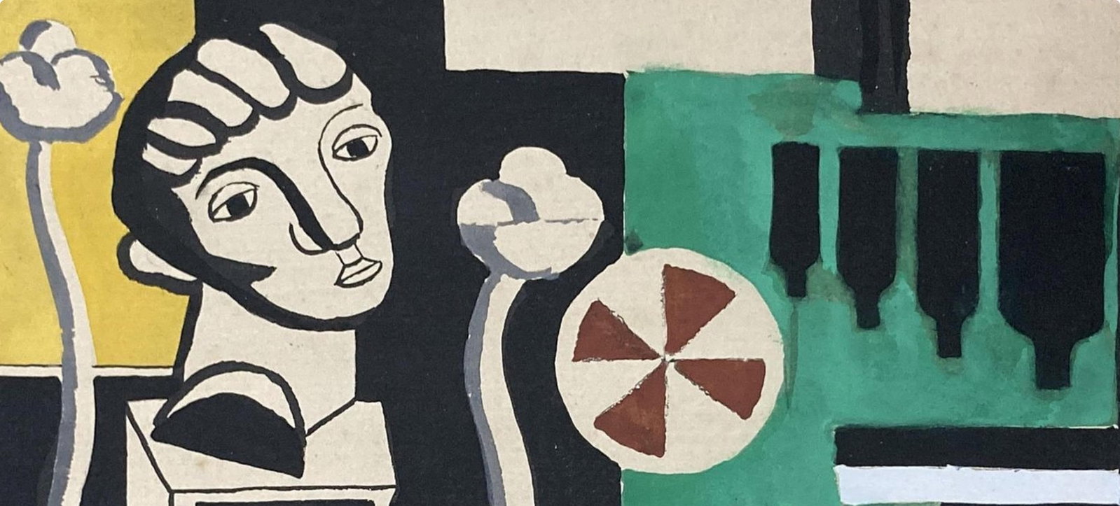 Fernand Lger, Composition, Contrastes, Lithograph - 4