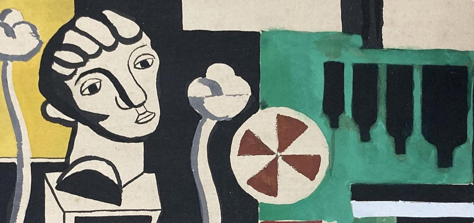 Fernand Lger, Composition, Contrastes, Lithograph - 5