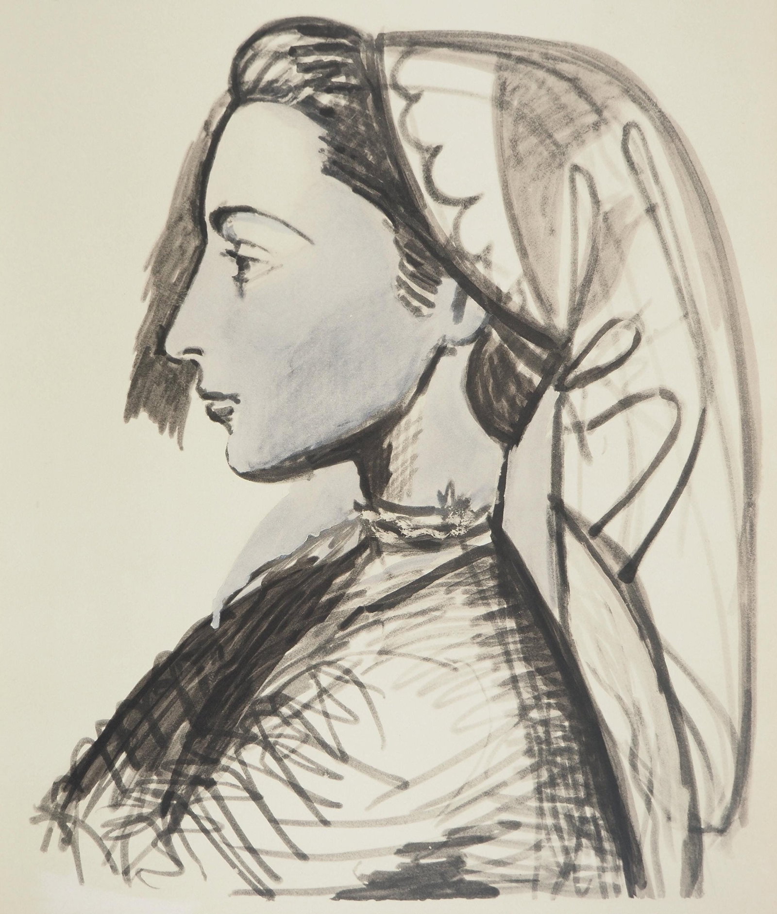Pablo Picasso, Composition (Orozco 238), Picasso, La flte double, Lithograph: Pablo Picasso, Composition (Orozco 238), Picasso, La flte double, Lithograph Item Specifics: Paper size: 22.5 x 16.5 inches. Excellent condition. Unsigned and unnumbered, as issued. Notes: From the fo