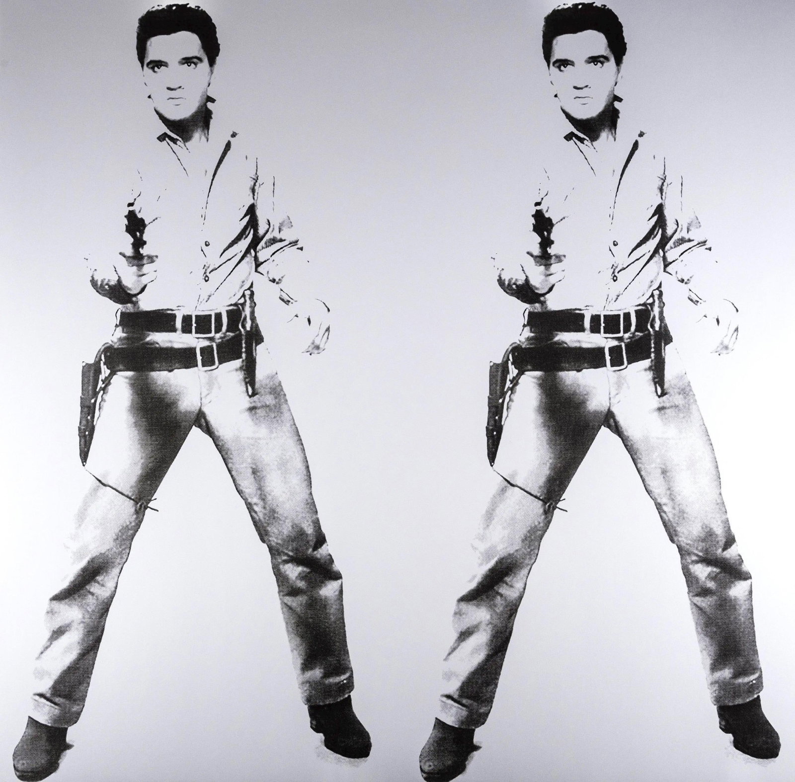 Andy Warhol, Double Elvis Presley, Official, Sunday B. Morning, Silkscreen: Andy Warhol, Double Elvis Presley, Official, Sunday B. Morning, Silkscreen Item Specifics: Paper Size: 36.25 x 36 inches. Excellent condition. Inscription: Numbered in pencil, published by Sunday B. M