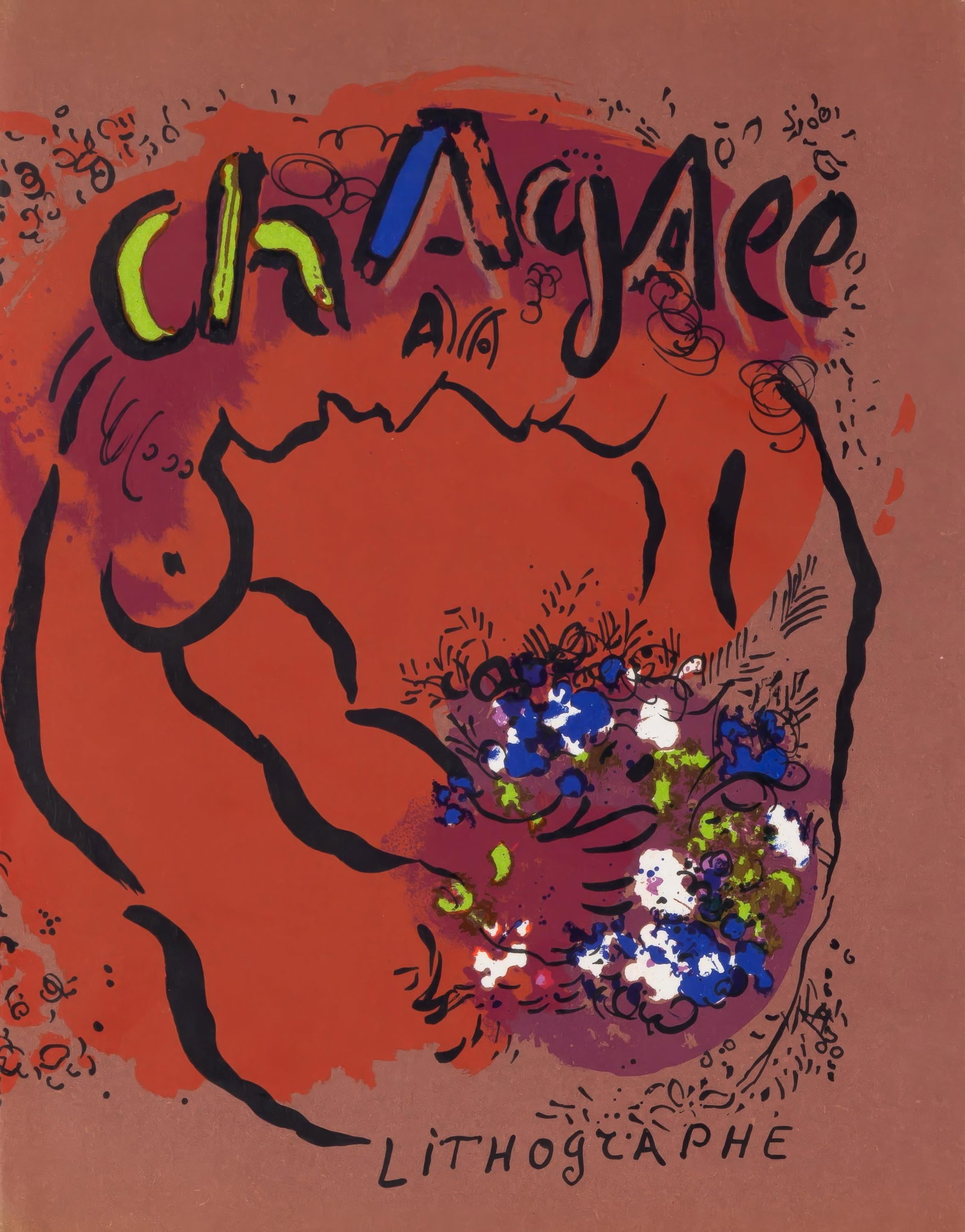 Marc Chagall, Chagall Lithographer, from Chagall Lithographer I, Lithograph, 1960: Marc Chagall, Chagall Lithographer, from Chagall Lithographer I, Lithograph, 1960 Item Specifics: This exquisite lithograph by Marc Chagall (18871985), titled Chagall Lithographe (Chagall Lithographer