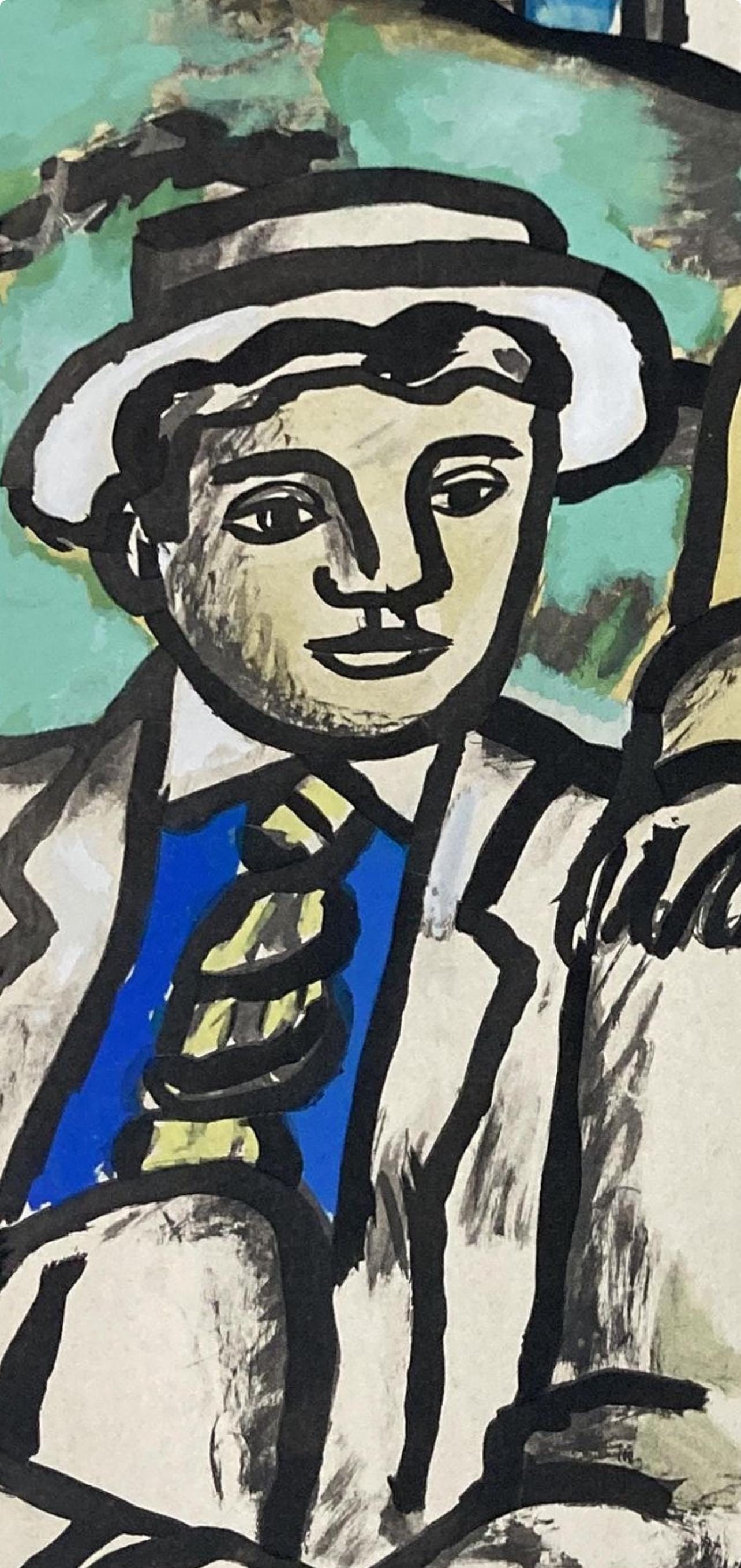 Fernand Lger, Composition, Contrastes, Lithograph - 2