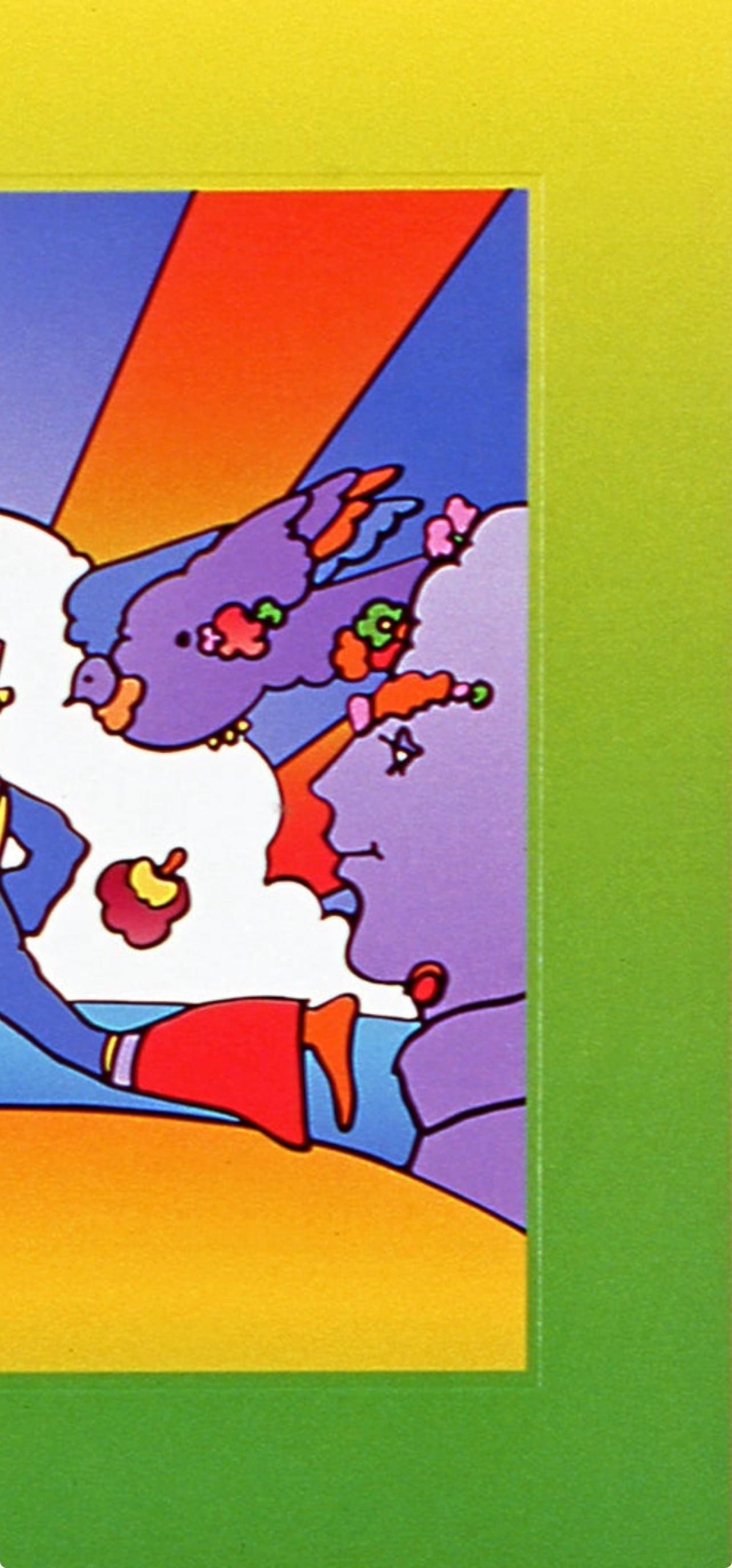 Cosmic Runner on Blends Hand Signed by Peter Max - 4