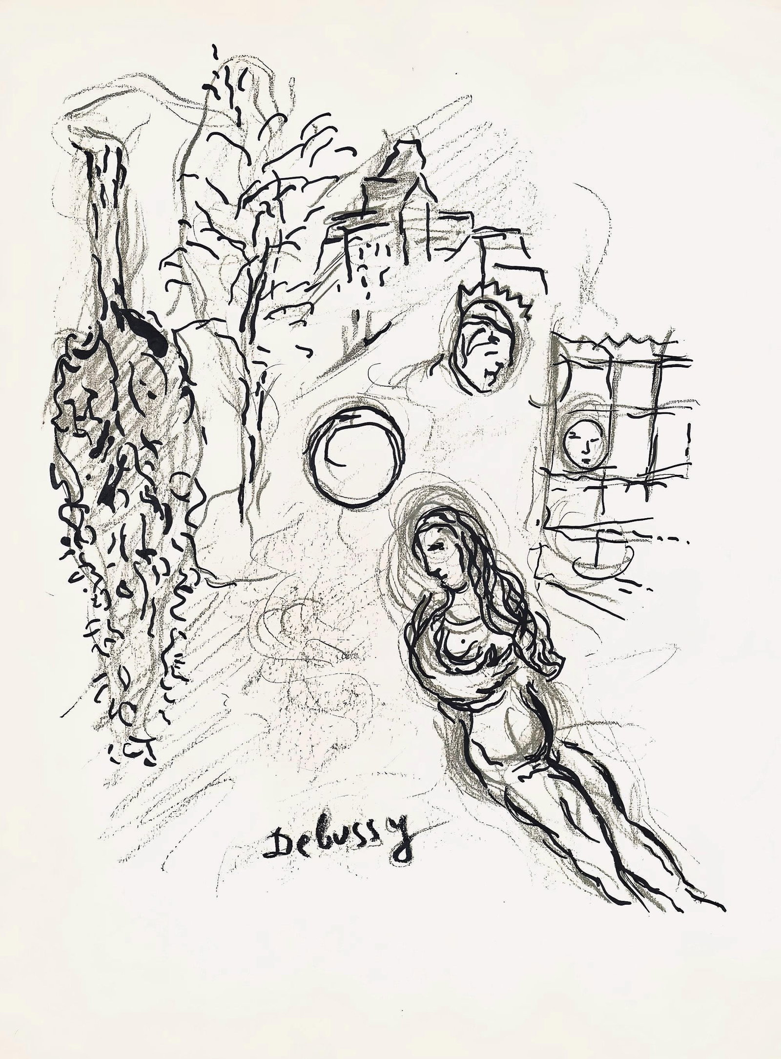 Marc Chagall, Composition (Cramer 61), Le Plafond de l'Opra de Paris, Lithograph: Marc Chagall, Composition (Cramer 61), Le Plafond de l'Opra de Paris, Lithograph Item Specifics: Paper size: 12.75 x 9.5 inches. Excellent condition. Inscription: unsigned and unnumbered, as issued. N