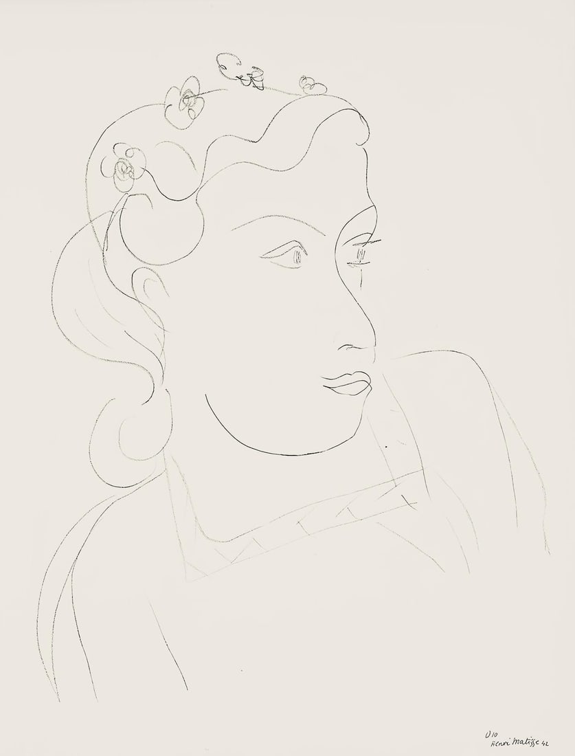 Henri Matisse, Srie O, var. 10 (Duthuit 9), Henri Matisse, Dessins, Thmes et variations, Lithograph: Henri Matisse, Srie O, var. 10 (Duthuit 9), Henri Matisse, Dessins, Thmes et variations, Lithograph Item Specifics: Paper Size: 12.875 x 9.625 inches. Excellent condition. Inscription: Signed in the