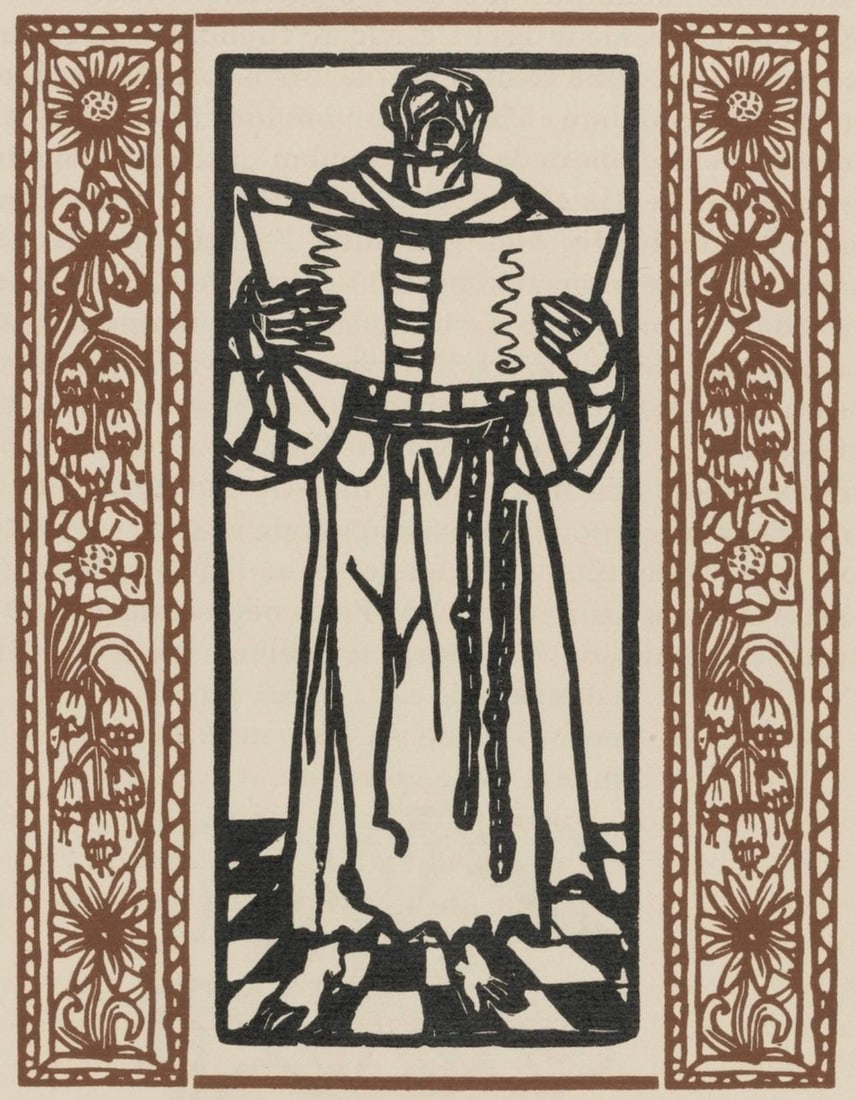 mile Bernard, Composition (Morane, No. 100), Les Petites Fleurs de St. Franoise, Woodcut: mile Bernard, Composition (Morane, No. 100), Les Petites Fleurs de St. Franoise, Woodcut Item Specifics: Paper size: 12.8125 x 9.8125 inches. Excellent condition. Unsigned and unnumbered, as issued. N