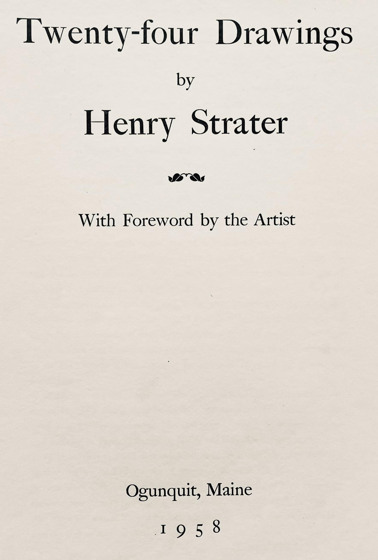 Strater 24 Drawings Composition Lithograph - 4