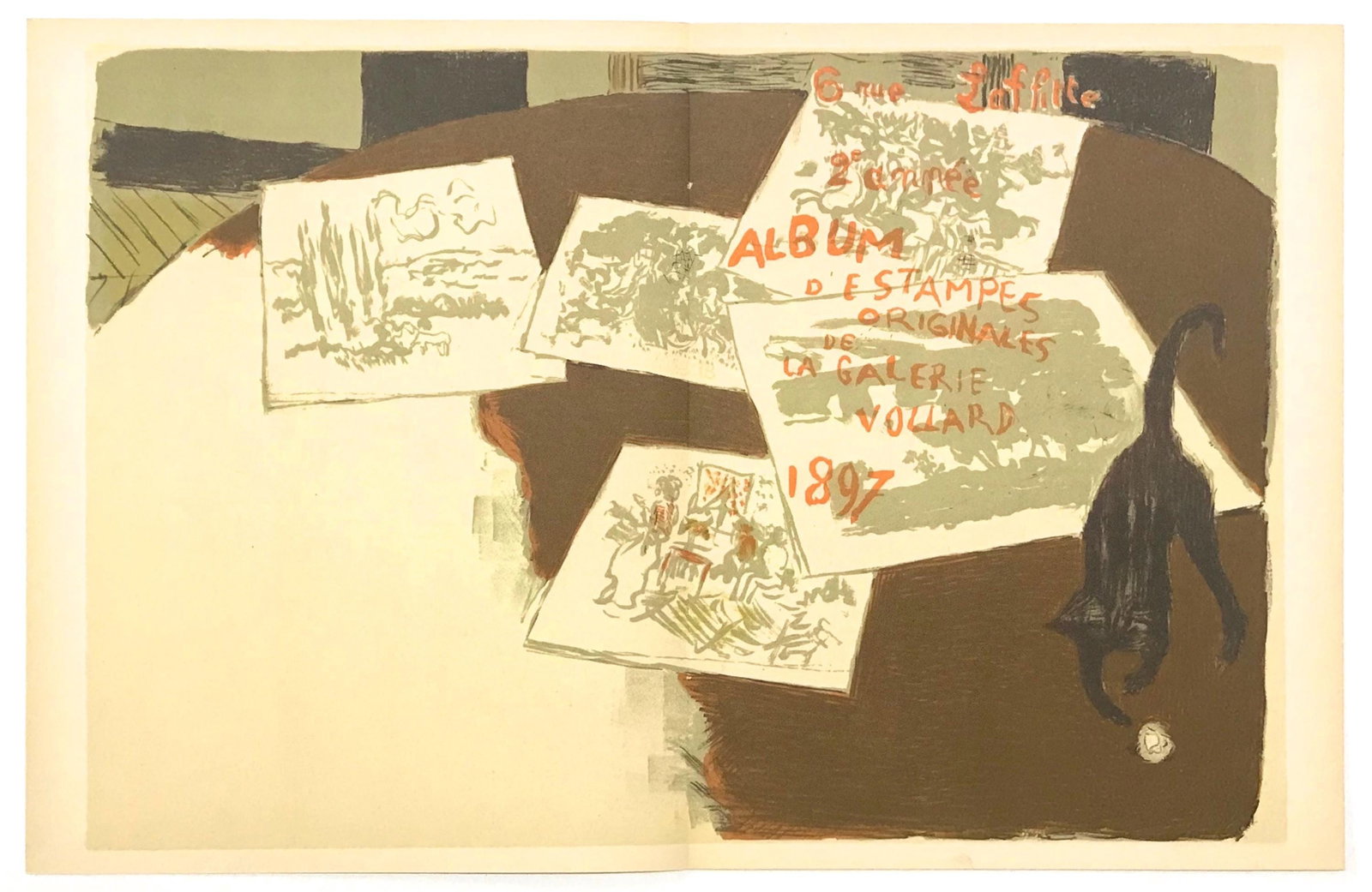 Bonnard Couverture Pierre Lithograph - 5