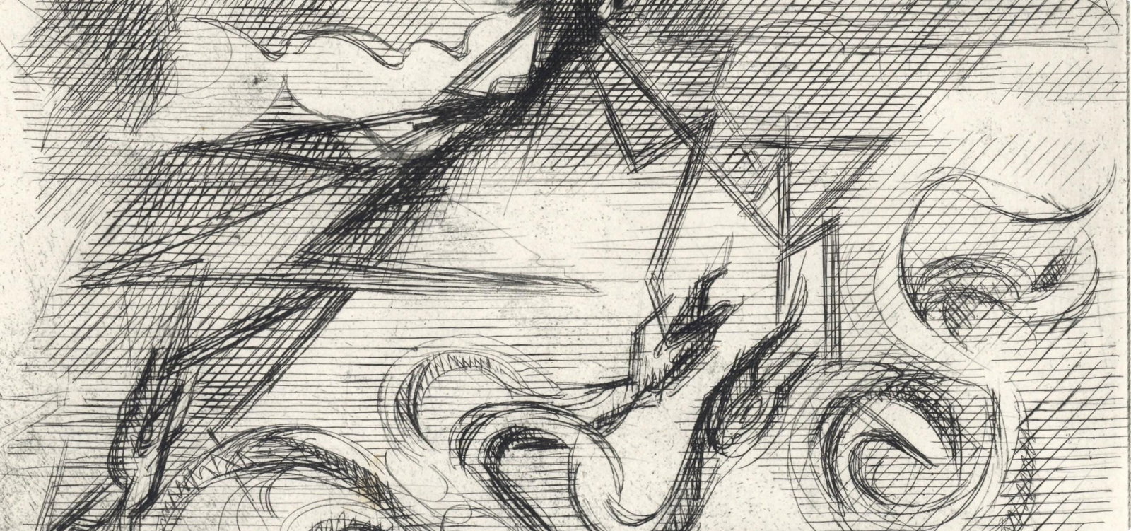Jacques Villon, Composition, Alternance, Etching - 3