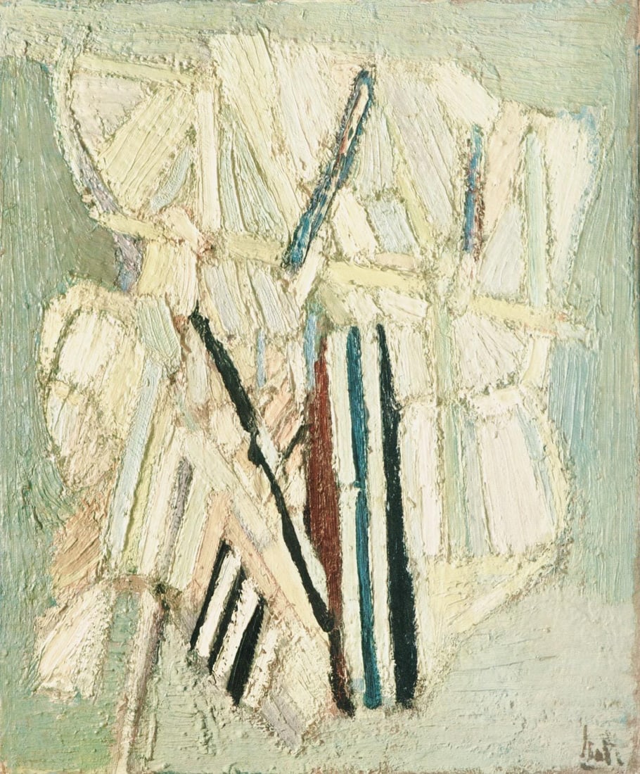 Nicolas de Stal, Composition Cladon, Nicolas de Stal, Peintres d'aujourd'hui, Hliogravure (1 of 9)