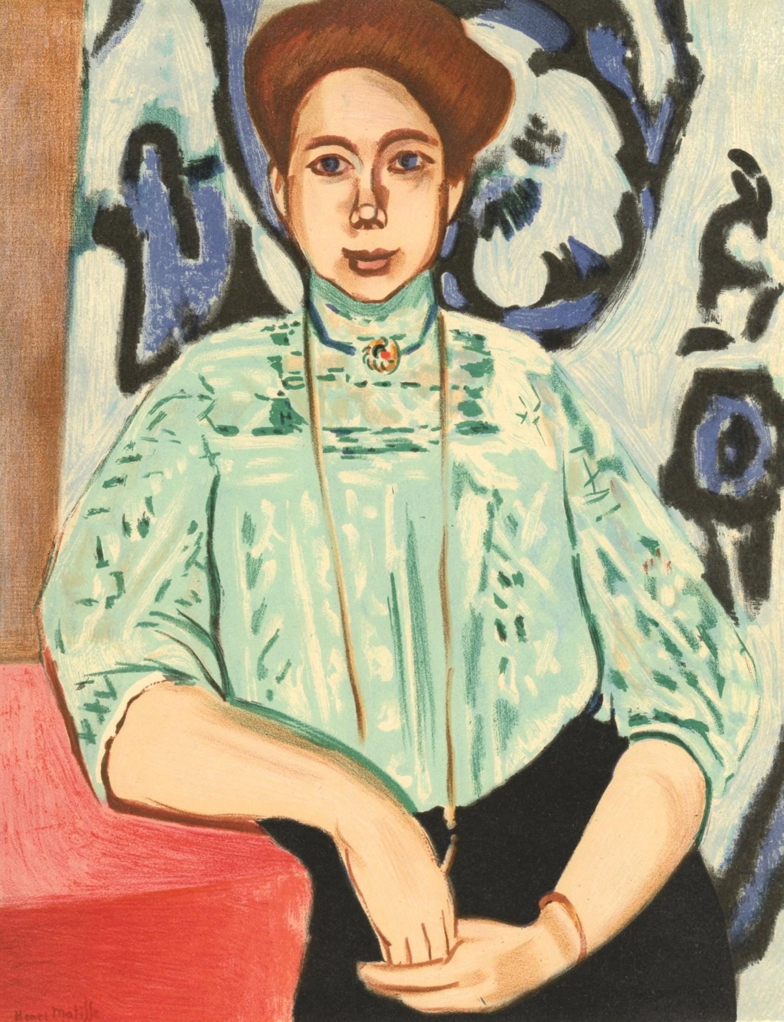 Henri Matisse, Madame Grta Moll, Portraits par Henri Matisse, Lithograph: Henri Matisse, Madame Grta Moll, Portraits par Henri Matisse, Lithograph Item Specifics: Paper Size: 12 x 9.25 inches; image size: 9.45 x 7.48 inches. Inscription: Signed in the plate and unnumbered, 