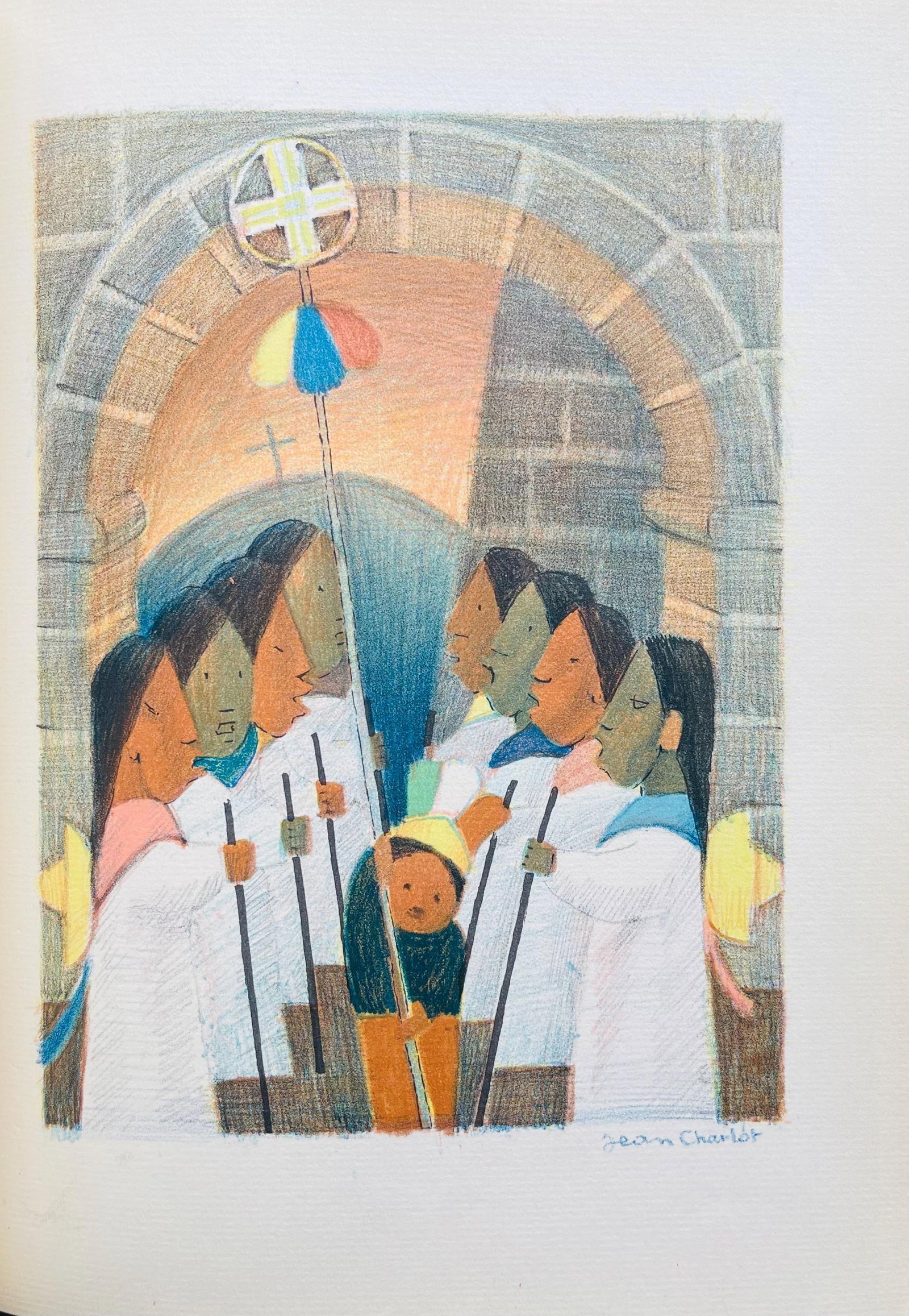 Composition by Jean Charlot Lithograph - 5