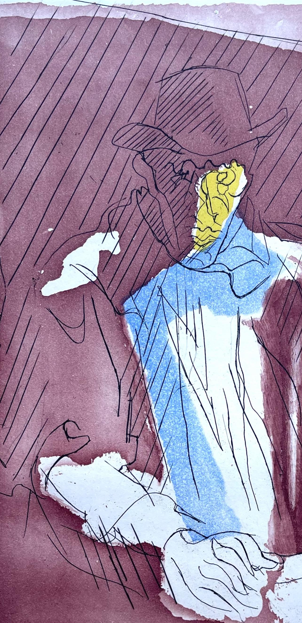Jacques Villon Etching loge composition - 3