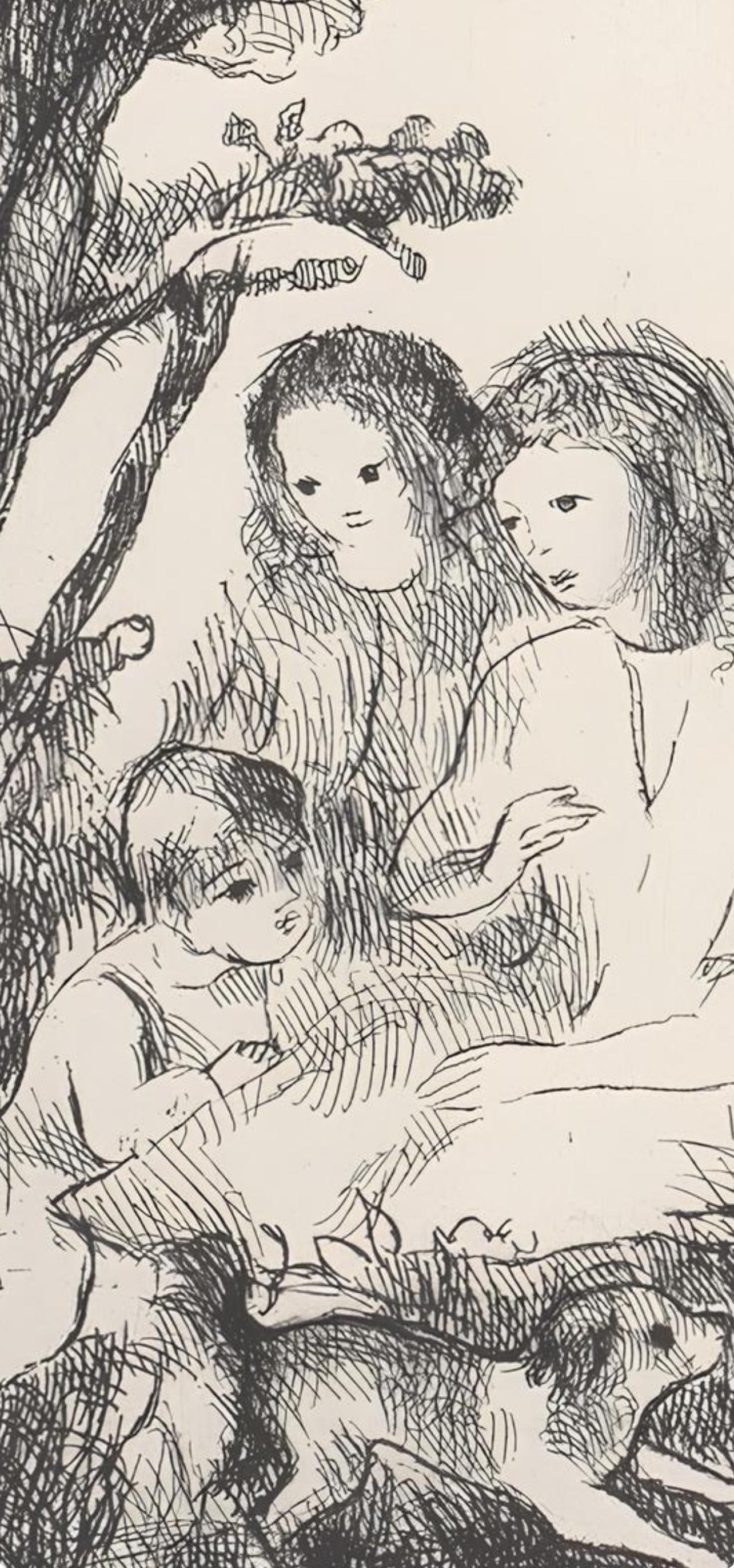Marie Laurencin, Composition, Antars, Etching - 2