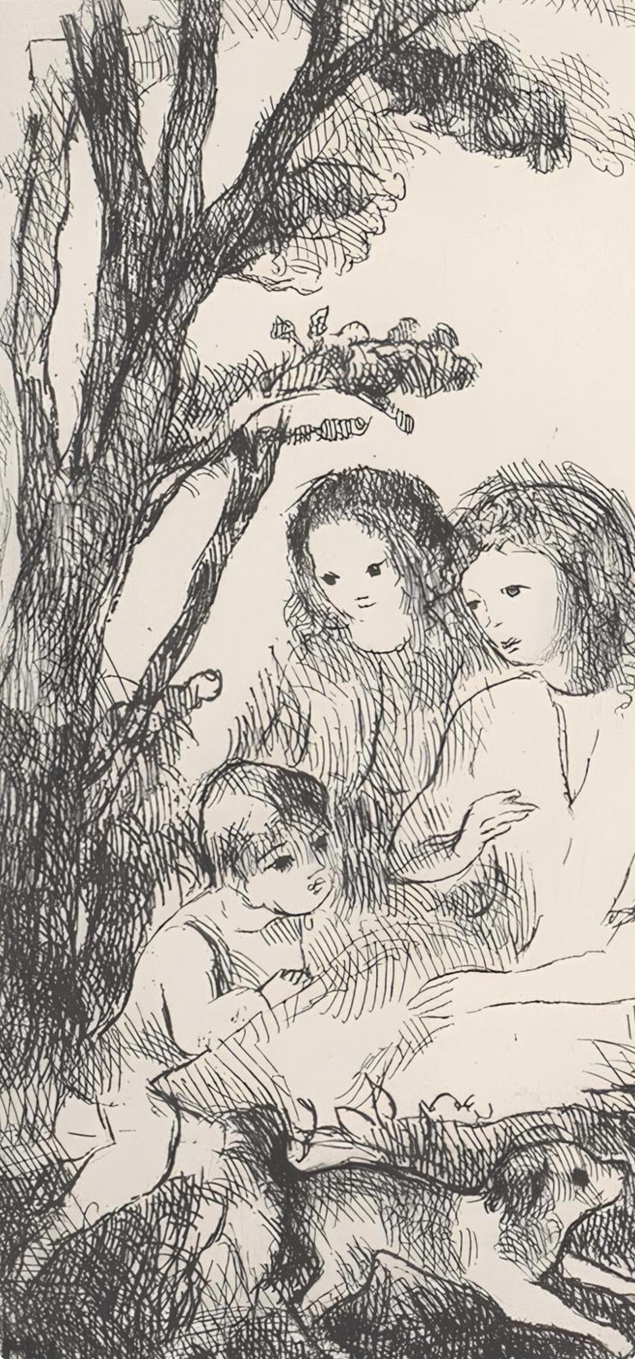 Marie Laurencin, Composition, Antars, Etching - 3