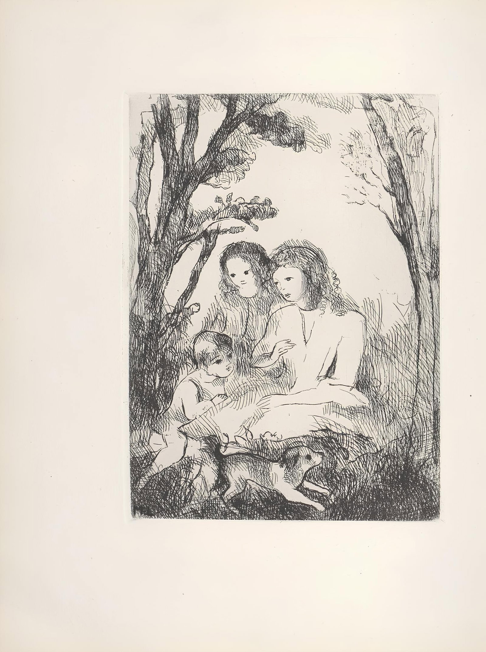 Marie Laurencin, Composition, Antars, Etching - 5