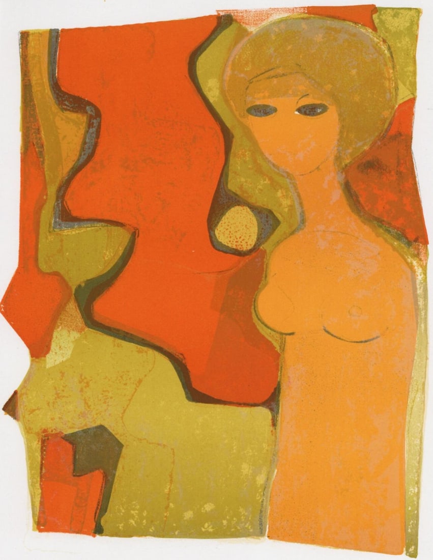 Andr Minaux, Composition, L'Odysse, Lithograph (1 of 5)