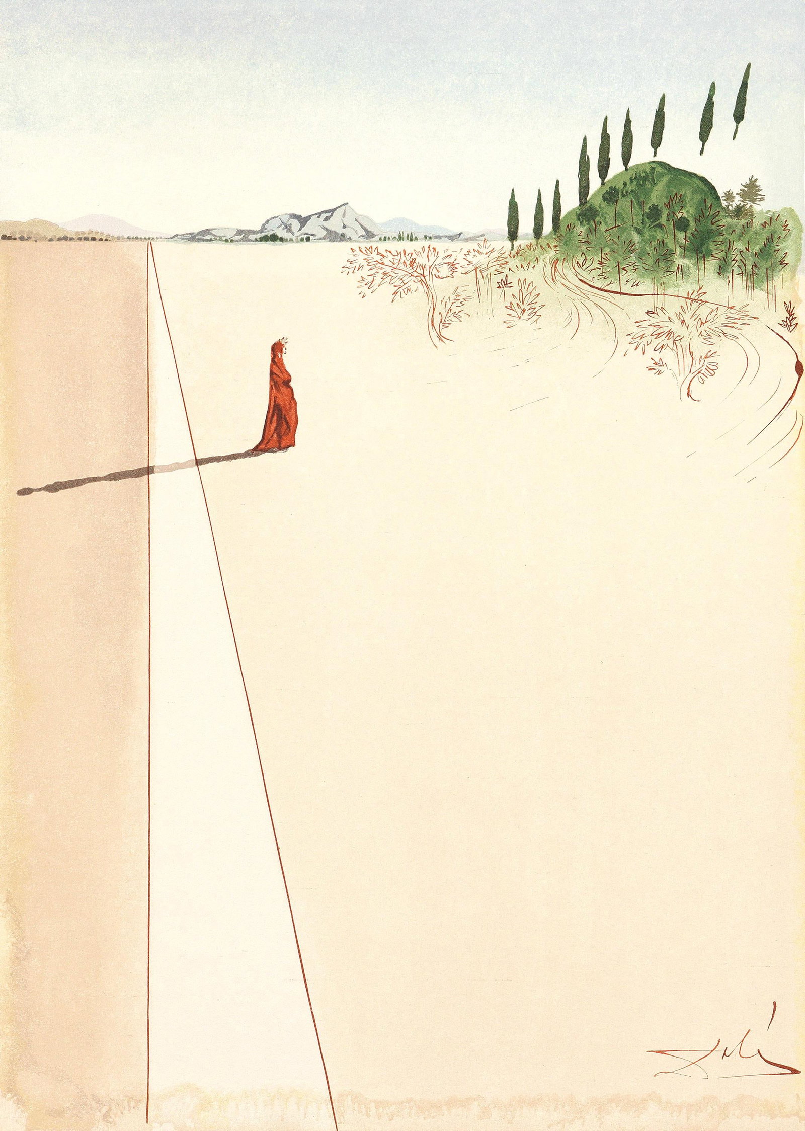 Salvador Dali, Hlle I (Michler/ Lpsinger 1039-1138; Field 189-200), Die Gttliche Komdie, Signed,: Salvador Dali, Hlle I (Michler/ Lpsinger 1039-1138; Field 189-200), Die Gttliche Komdie, Signed, Item Specifics: Paper size: 13 x 10.375 inches. Inscription: Signed in the block, and unnumbered, as