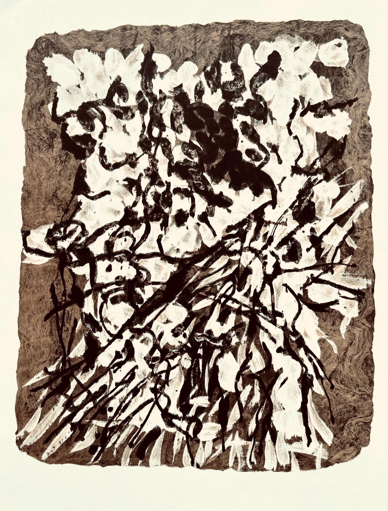 Jean-Paul Riopelle, Composition, Derrire le miroir, Lithograph: Jean-Paul Riopelle, Composition, Derrire le miroir, Lithograph Item Specifics: Paper size: 15 x 11 inches. Excellent condition. Inscription: Unsigned and unnumbered, as issued. Notes: From Derrire le 