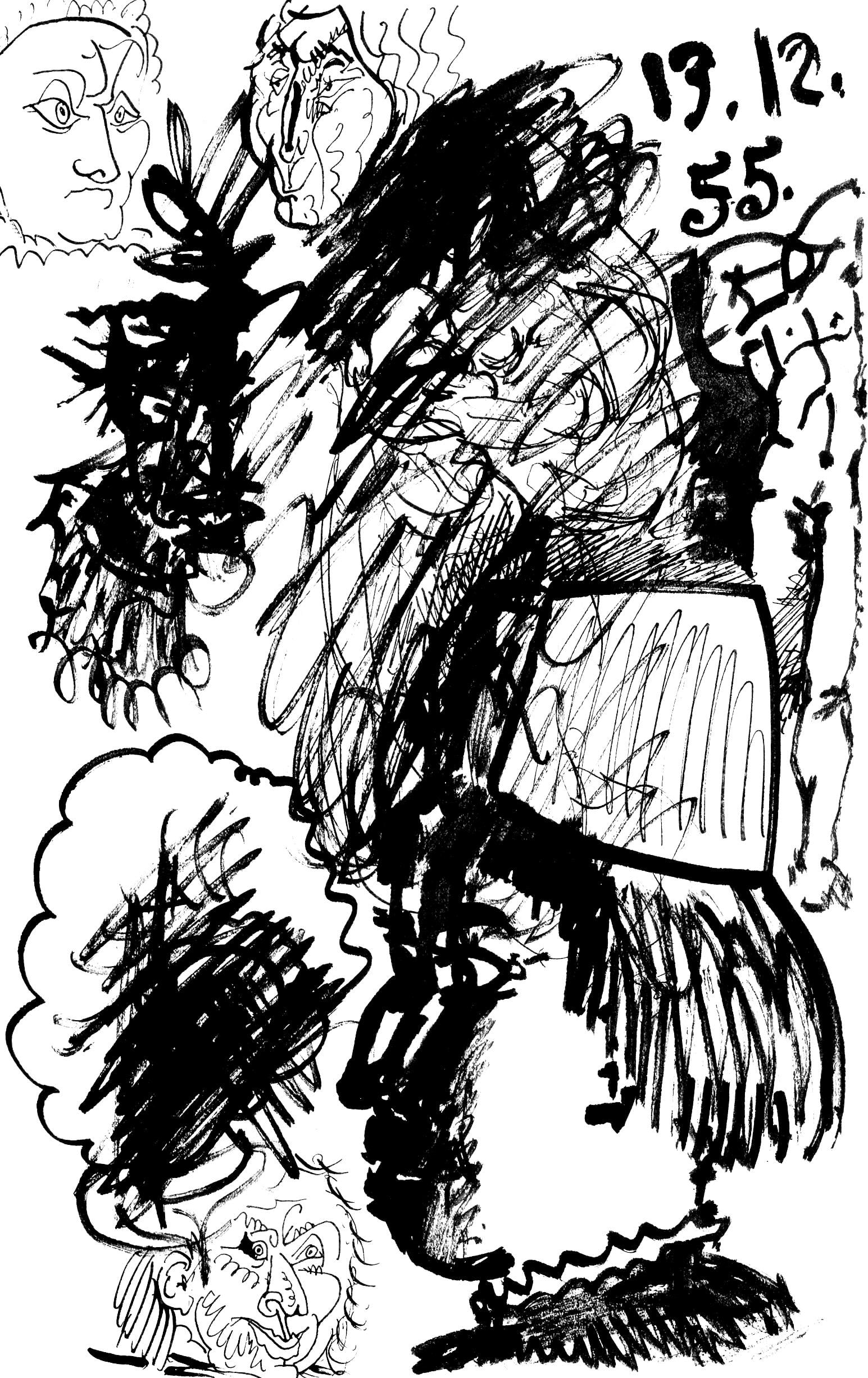 Pablo Picasso, Composition (Cramer 101), Carnet de la Californie, Collotype: Pablo Picasso, Composition (Cramer 101), Carnet de la Californie, Collotype Item Specifics: Paper size: 16.5 x 10.375 inches. Inscription: Unsigned and unnumbered, as issued. Catalogue raisonn referen