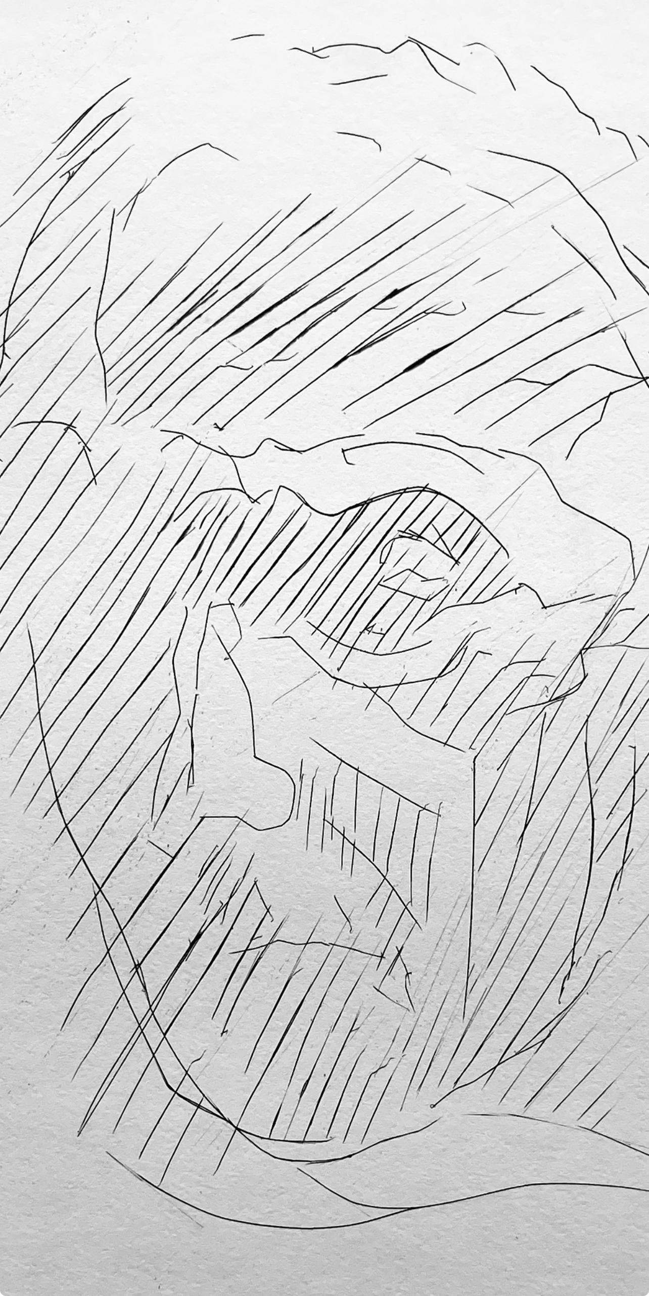 Jacques Villon Etching loge composition - 3